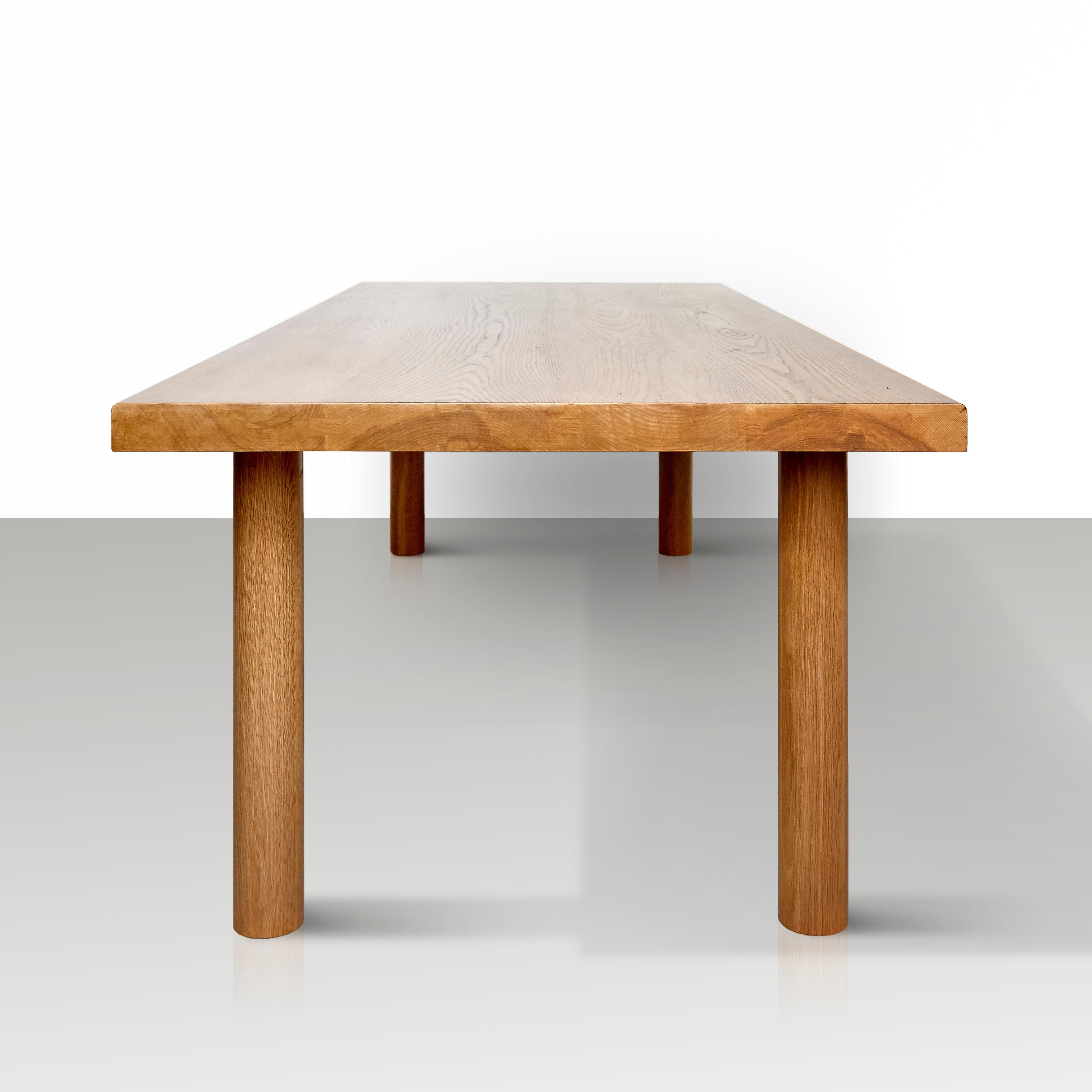 Mid-Century Modern Dada Est. Contemporary Solid Ash Dining Table