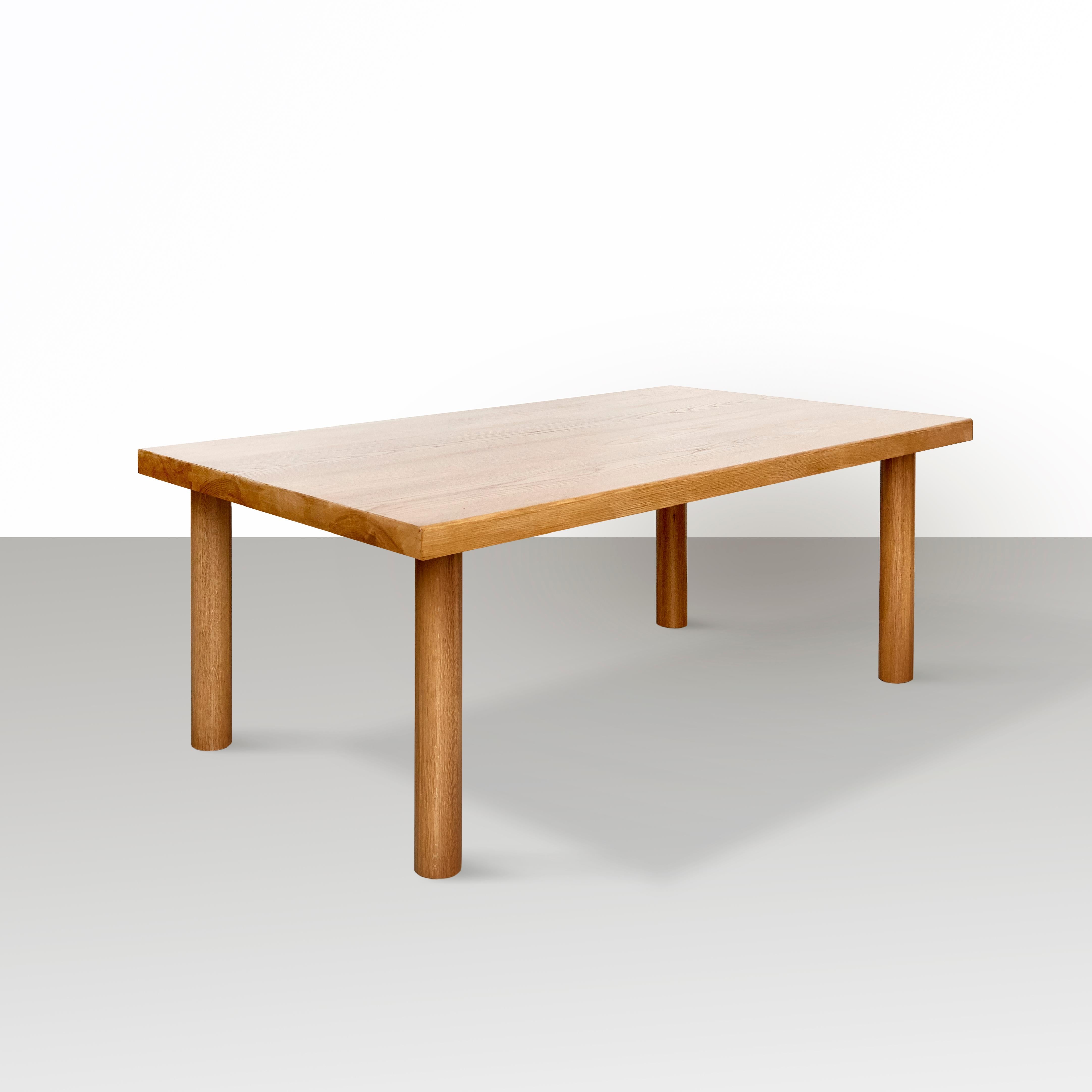 Dada Est. Contemporary Solid Ash Dining Table In Good Condition In Barcelona, Barcelona