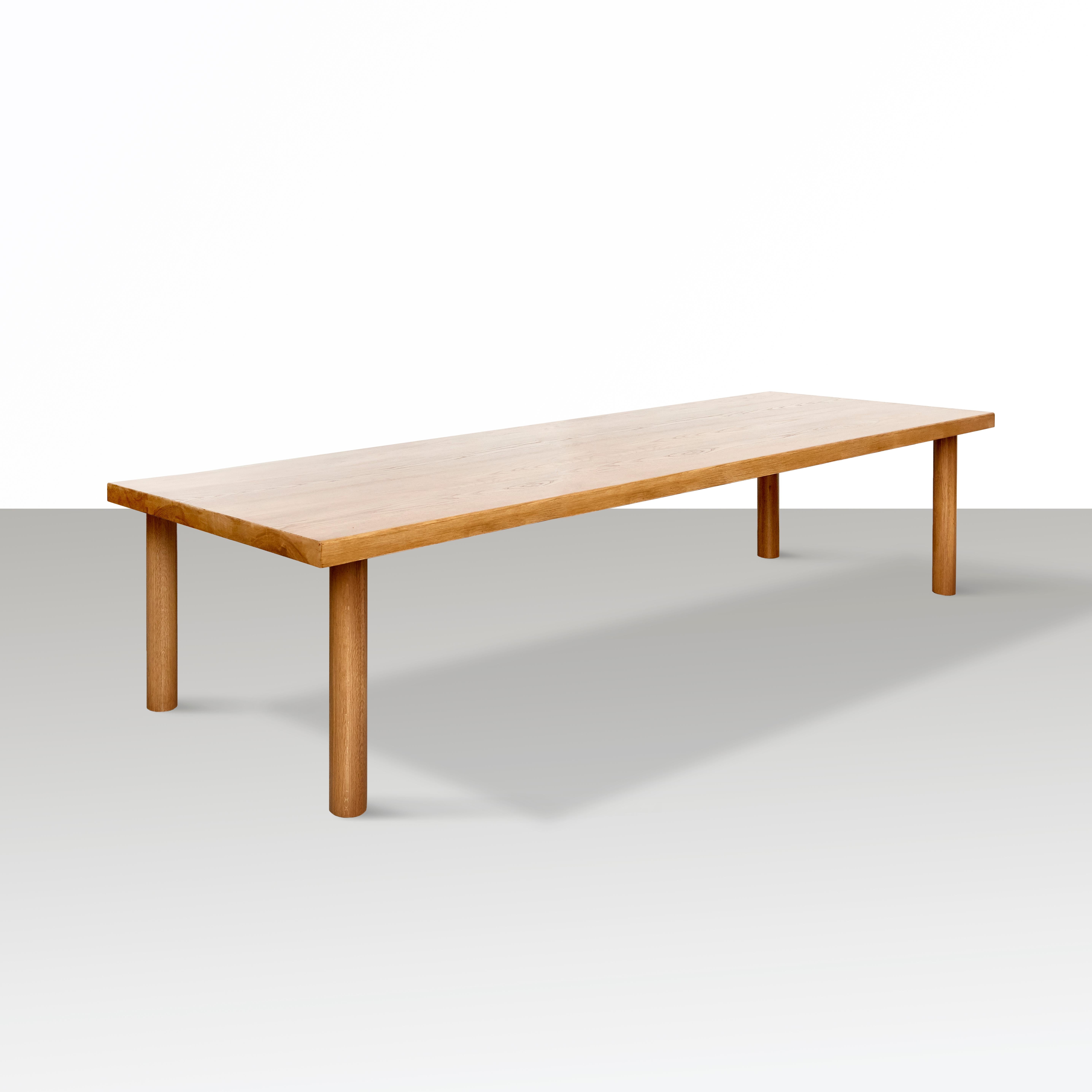 solid ash dining table