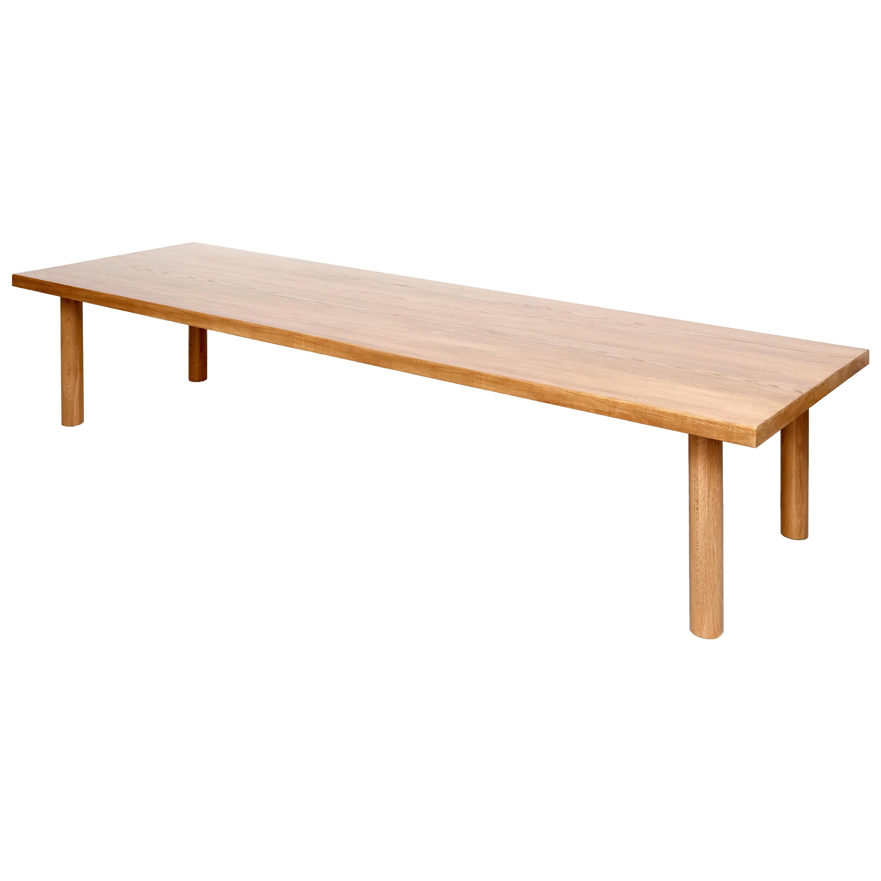 Dada Est. Contemporary Solid Ash Extra Large Dining Table