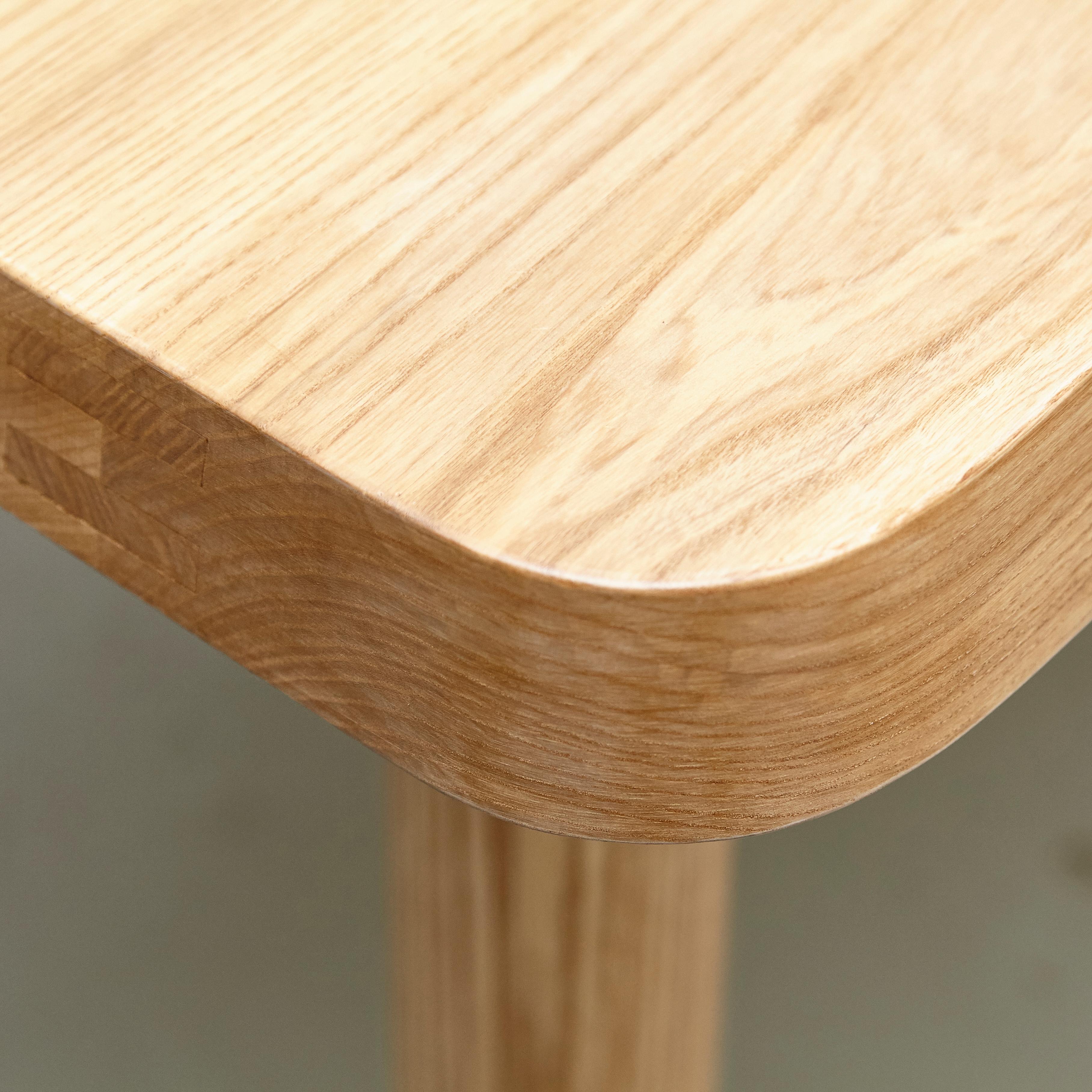 Dada Est. Contemporary Solid Ash Extra Large Dining Table For Sale 8