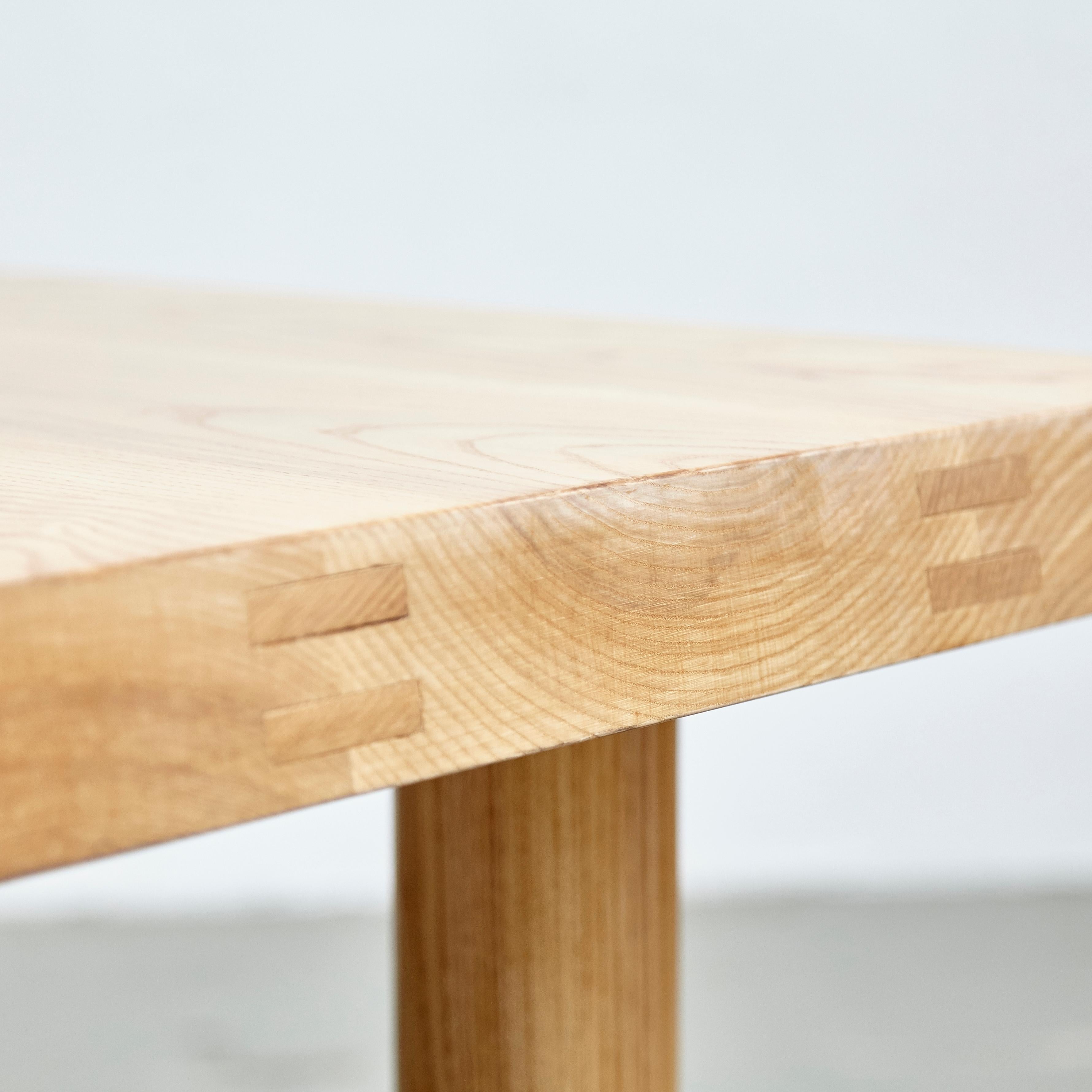 Dada Est. Contemporary Solid Ash Extra Large Dining Table For Sale 10