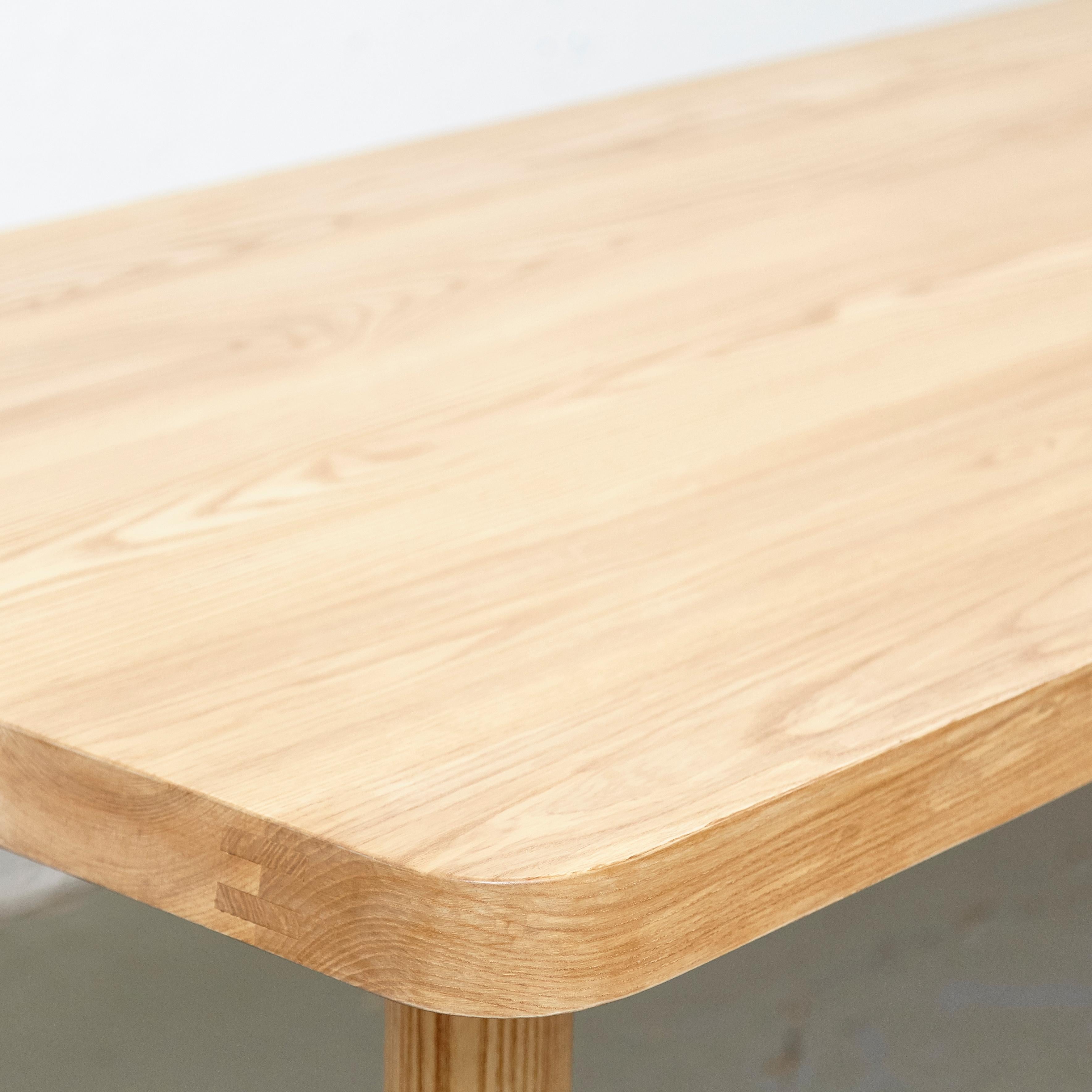 Dada Est. Contemporary Solid Ash Extra Large Dining Table For Sale 12