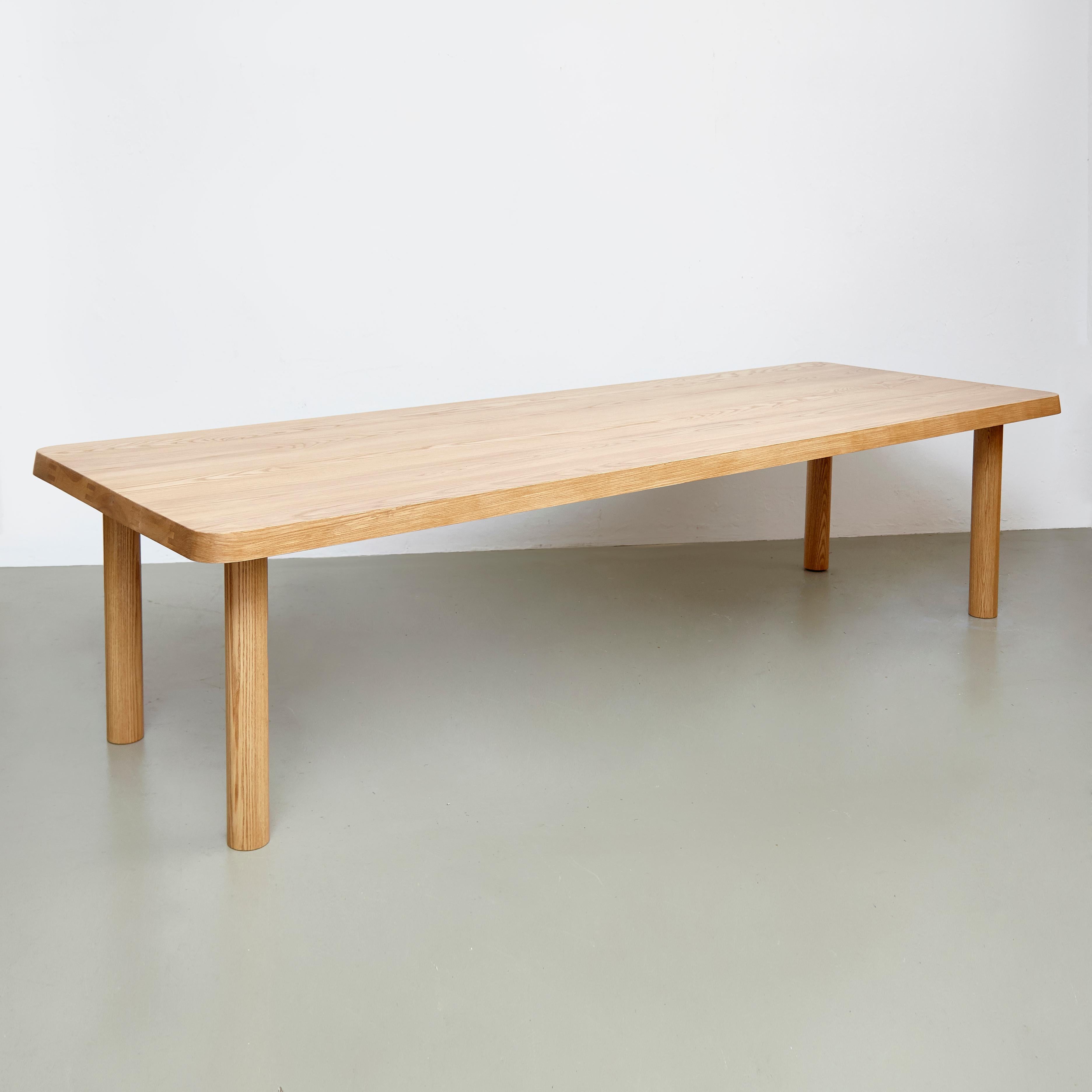 Spanish Dada Est. Contemporary Solid Ash Extra Large Dining Table For Sale