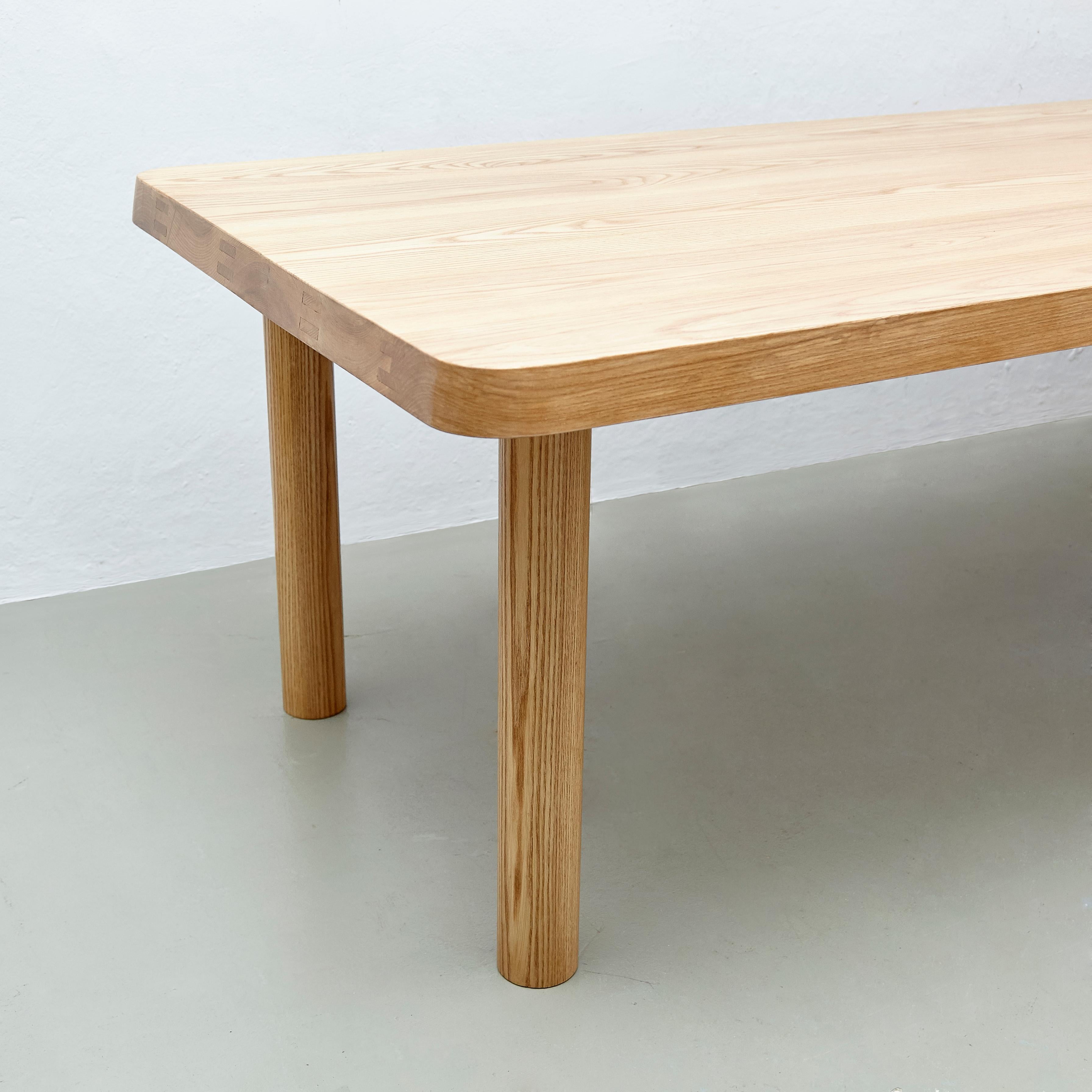 Dada Est. Contemporary Solid Ash Extra Large Dining Table In Good Condition For Sale In Barcelona, Barcelona