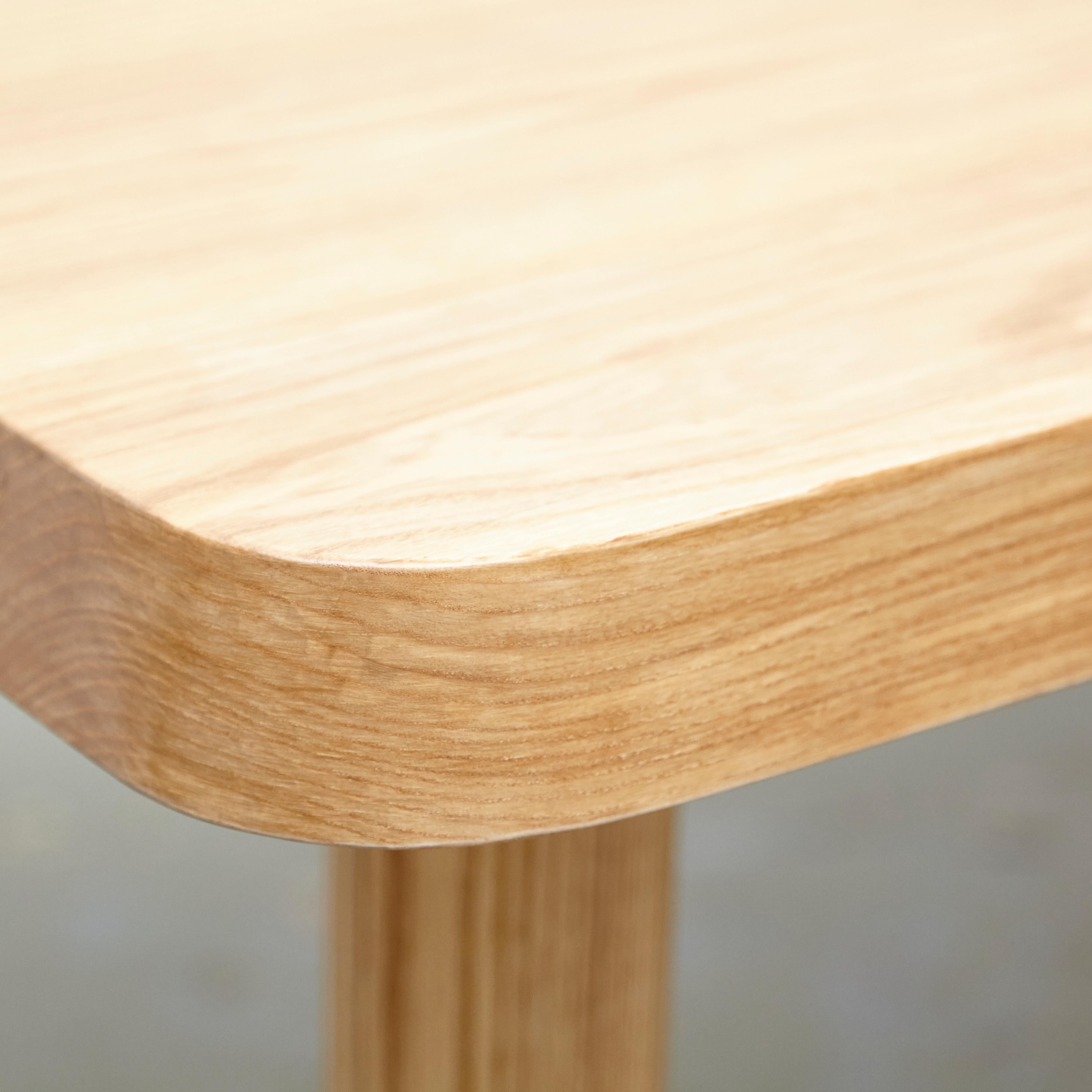 Dada Est. Contemporary Solid Ash Extra Large Dining Table For Sale 4
