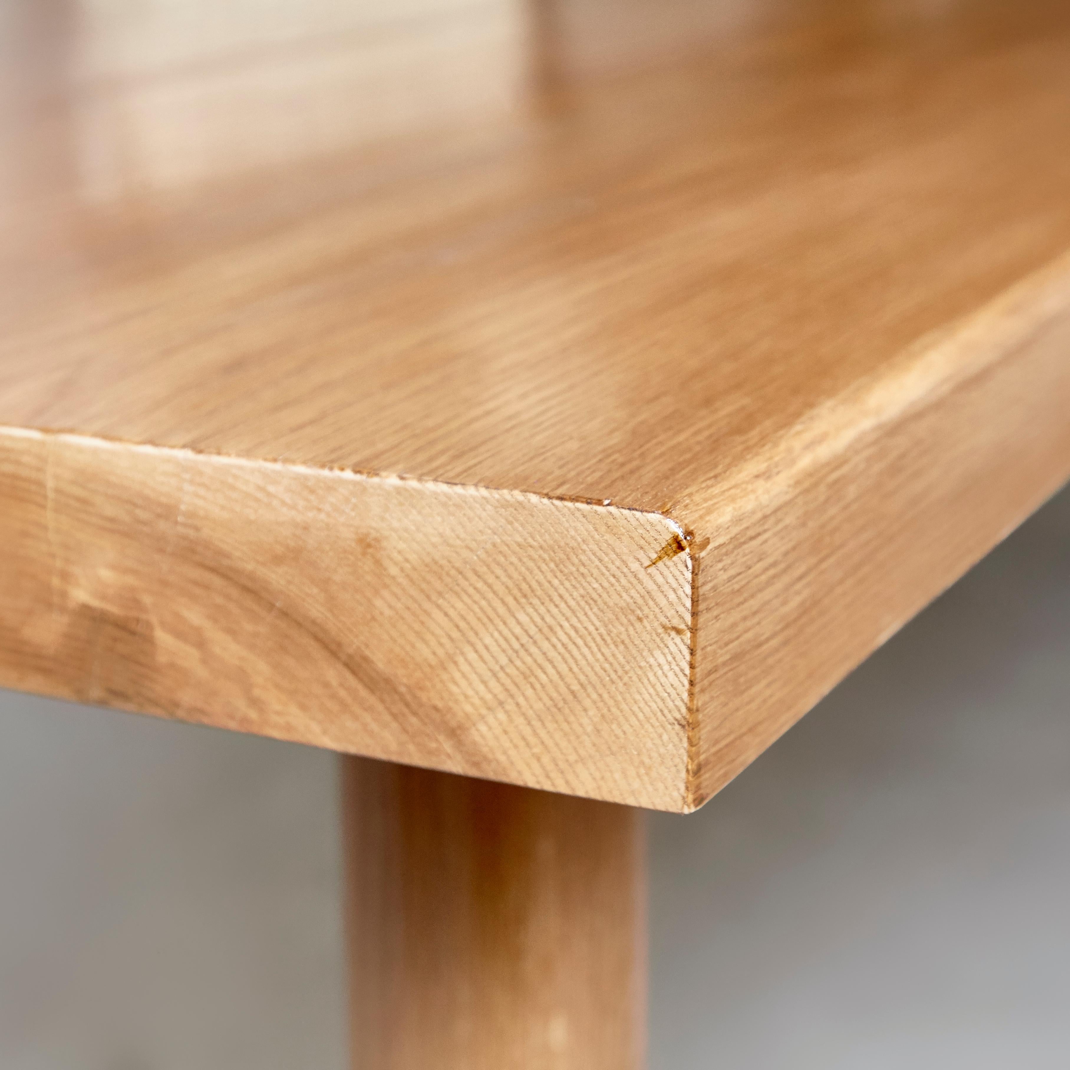 Dada Est. Grande table à manger contemporaine en frêne massif en vente 5