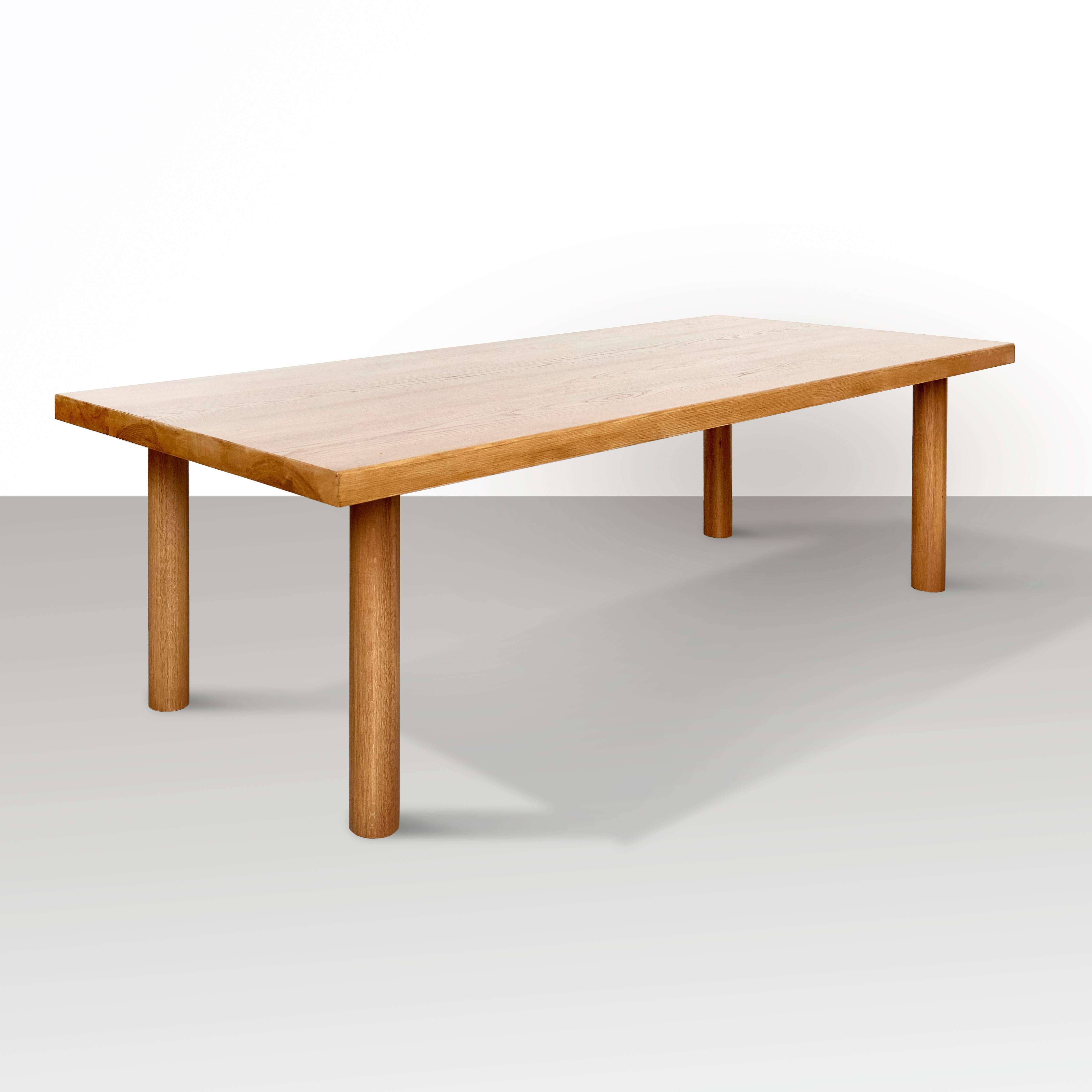 Mid-Century Modern Dada Est. Contemporary Solid Ash Large Dining Table