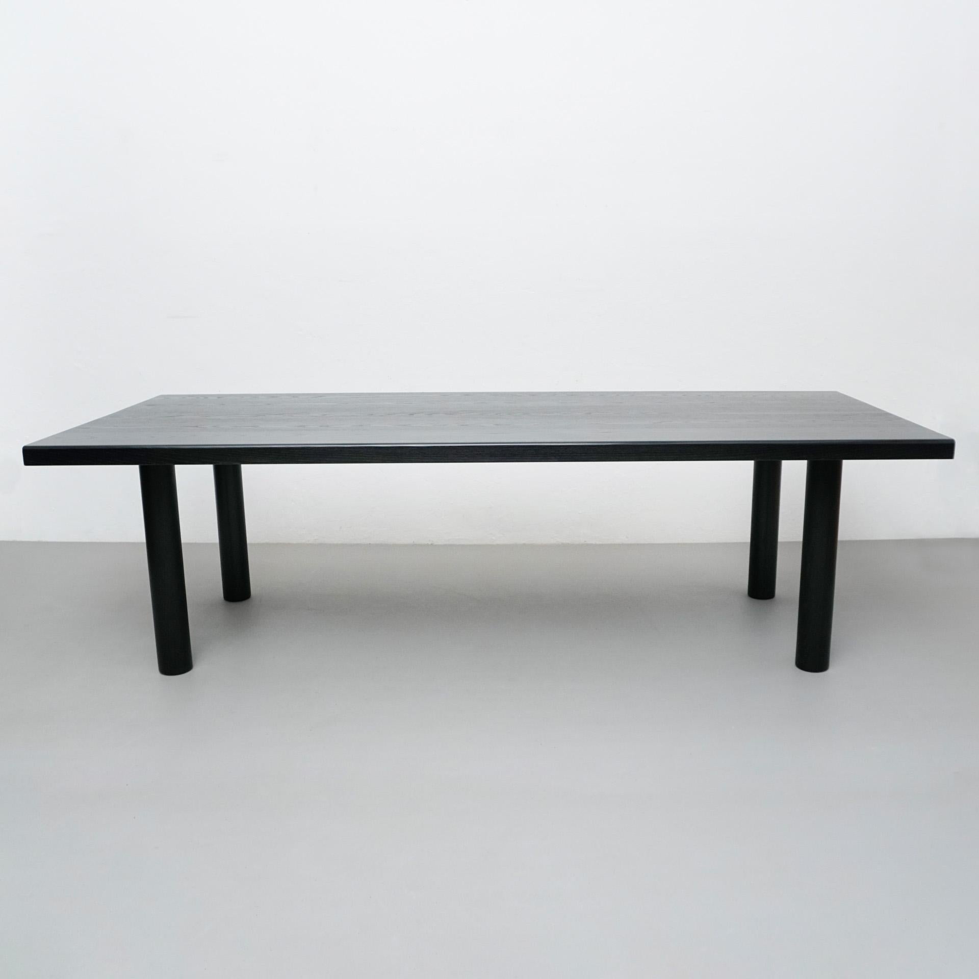 Dada Est. Contemporary Solid Ash Wood Black Lacquered Dining Table 3