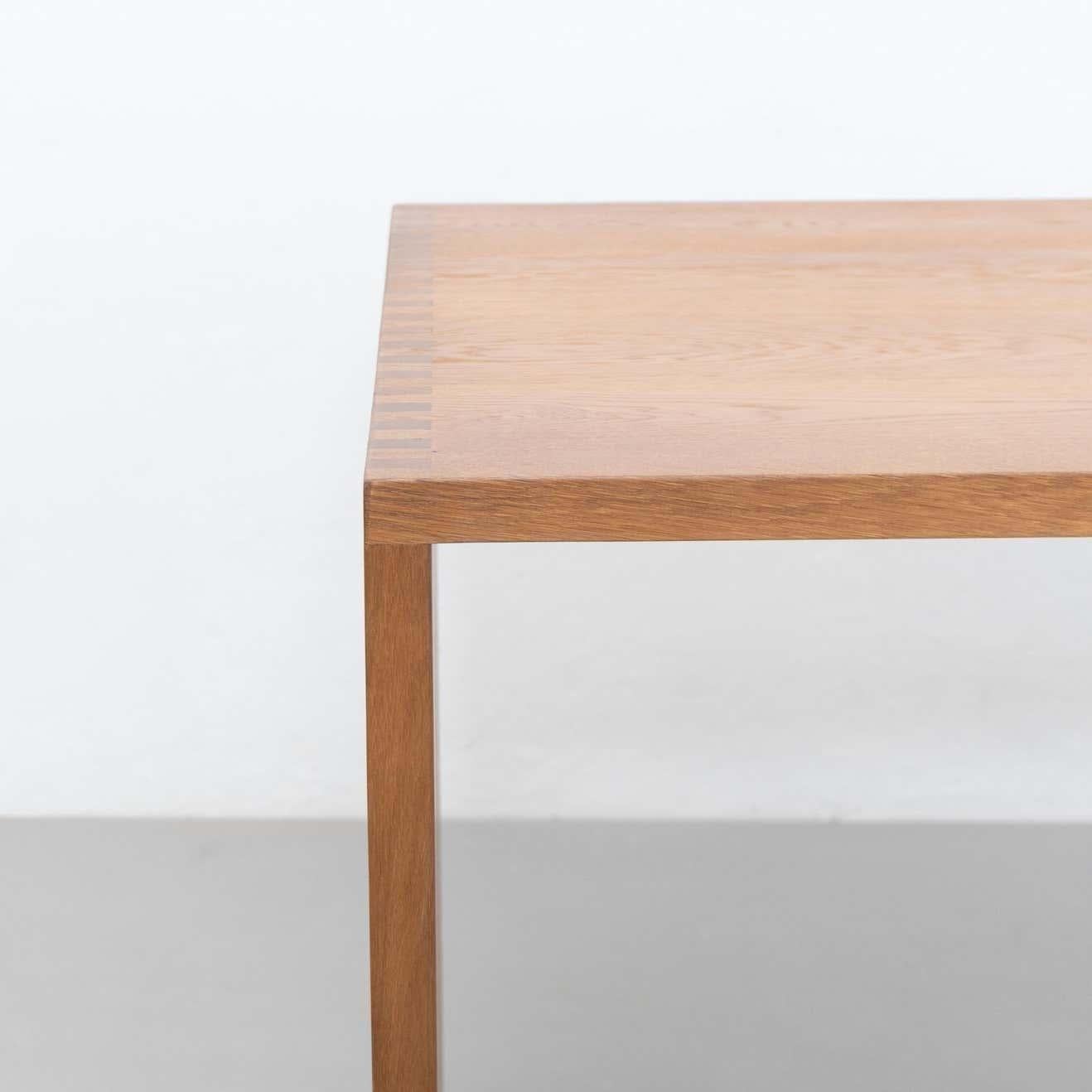 Mid-Century Modern Dada Est. Contemporary Solid Oak Dining Table For Sale