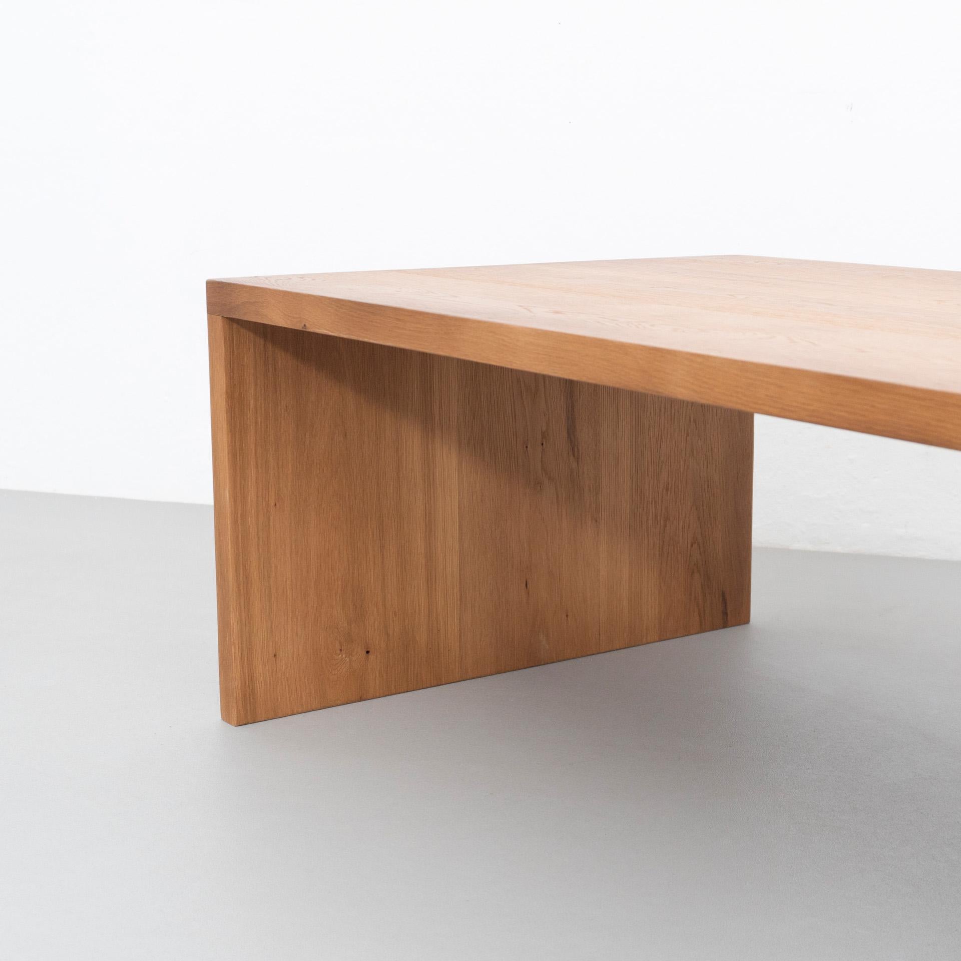 Dada Est. Contemporary Solid Oak Low Table For Sale 5