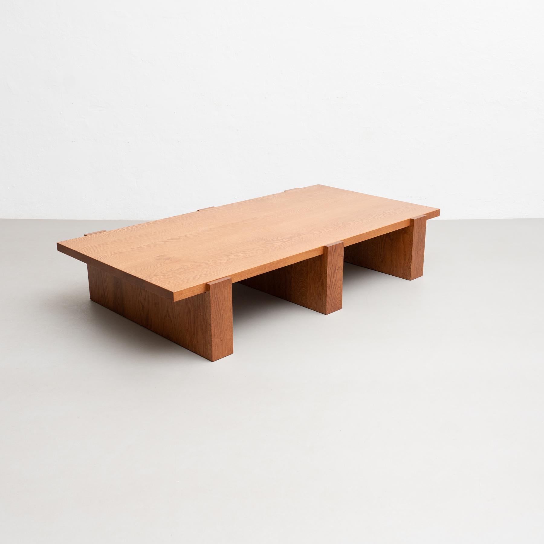 Dada Est. Contemporary Solid Oak Low Table  For Sale 7