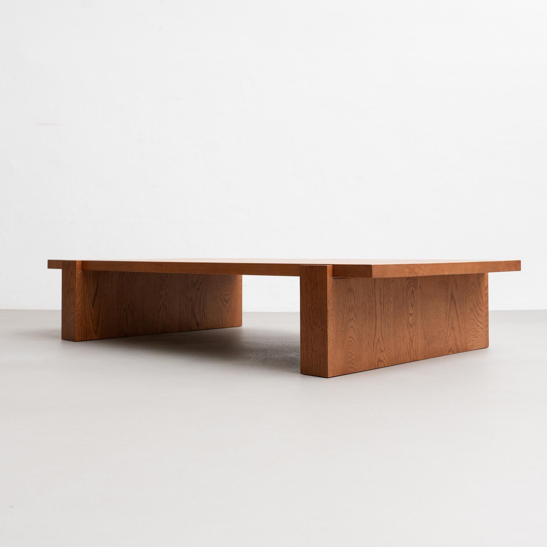 Dada Est. Table basse contemporaine en chêne massif en vente 6