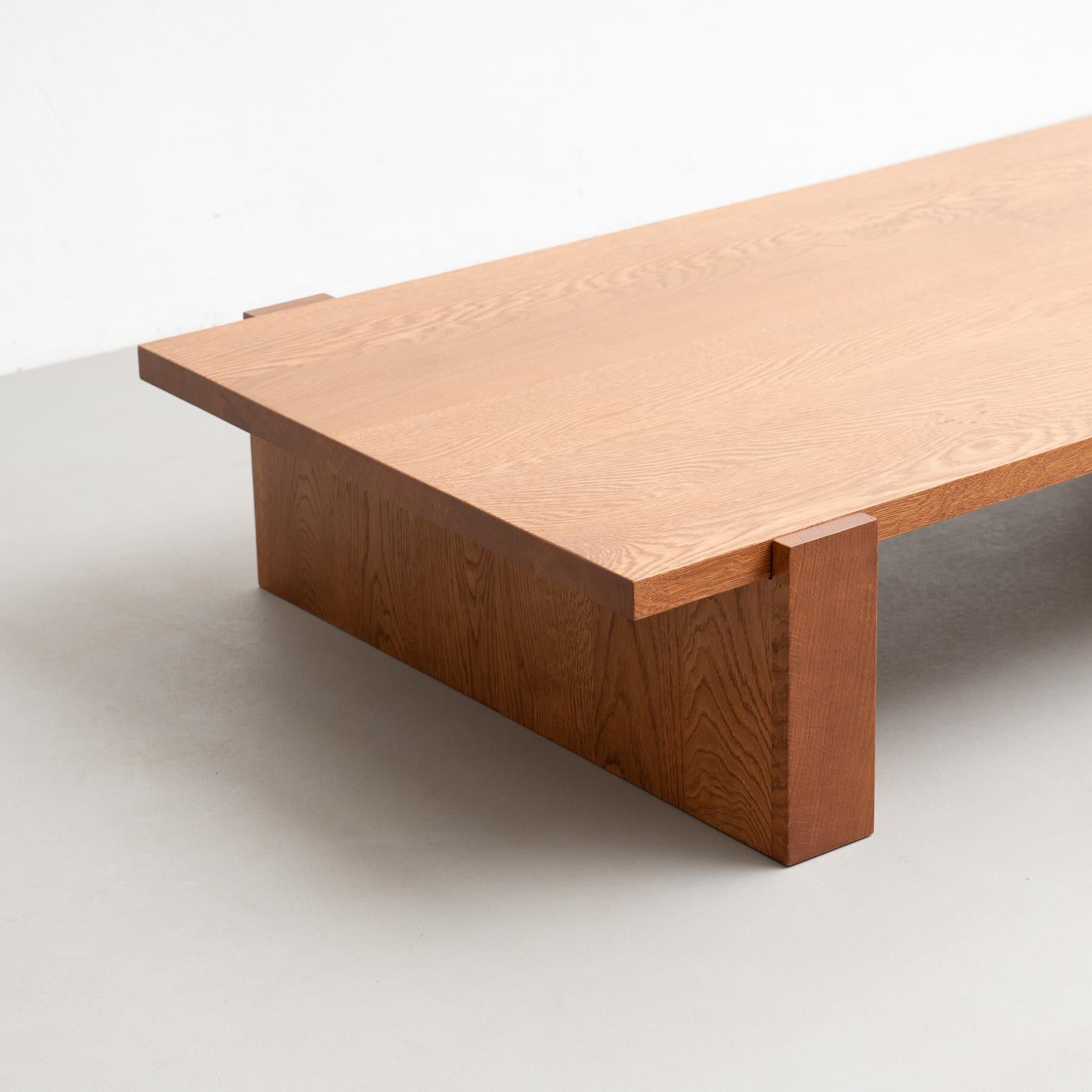 Dada Est. Contemporary Solid Oak Low Table  For Sale 9