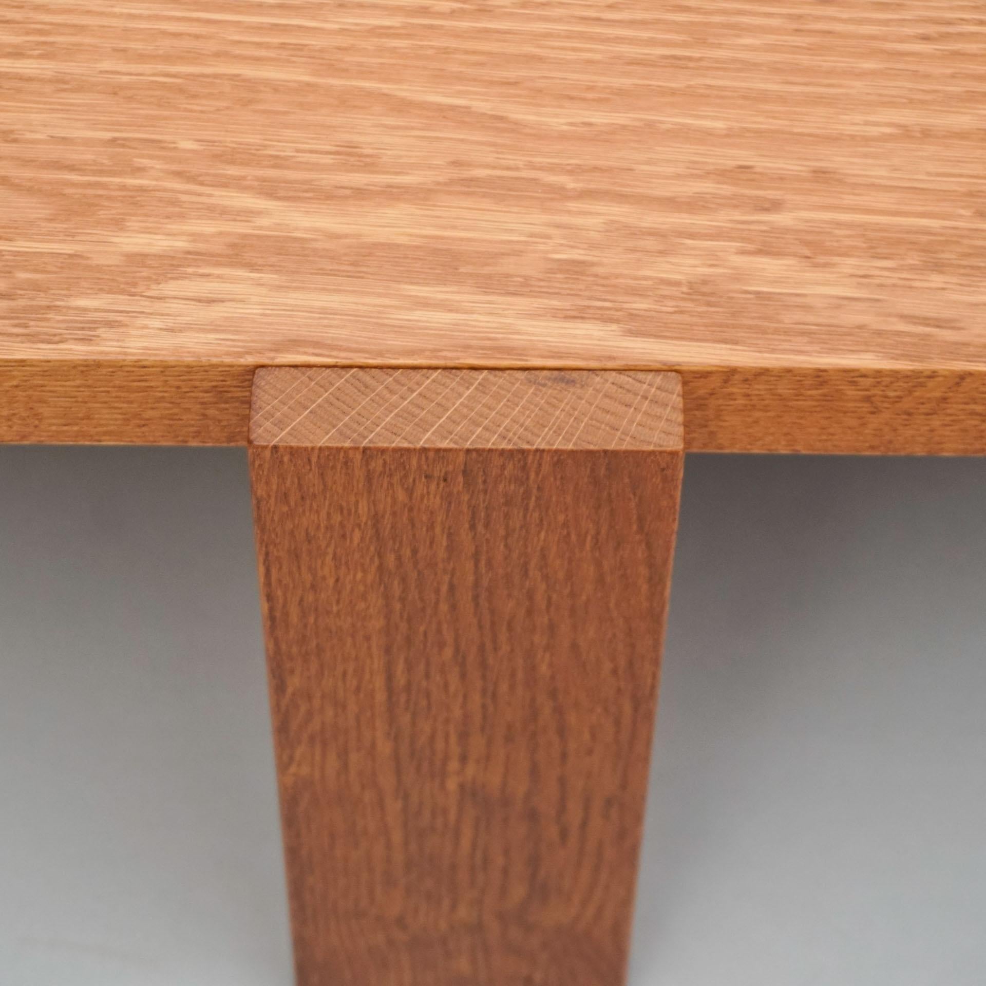 Dada Est. Contemporary Solid Oak Low Table For Sale 9