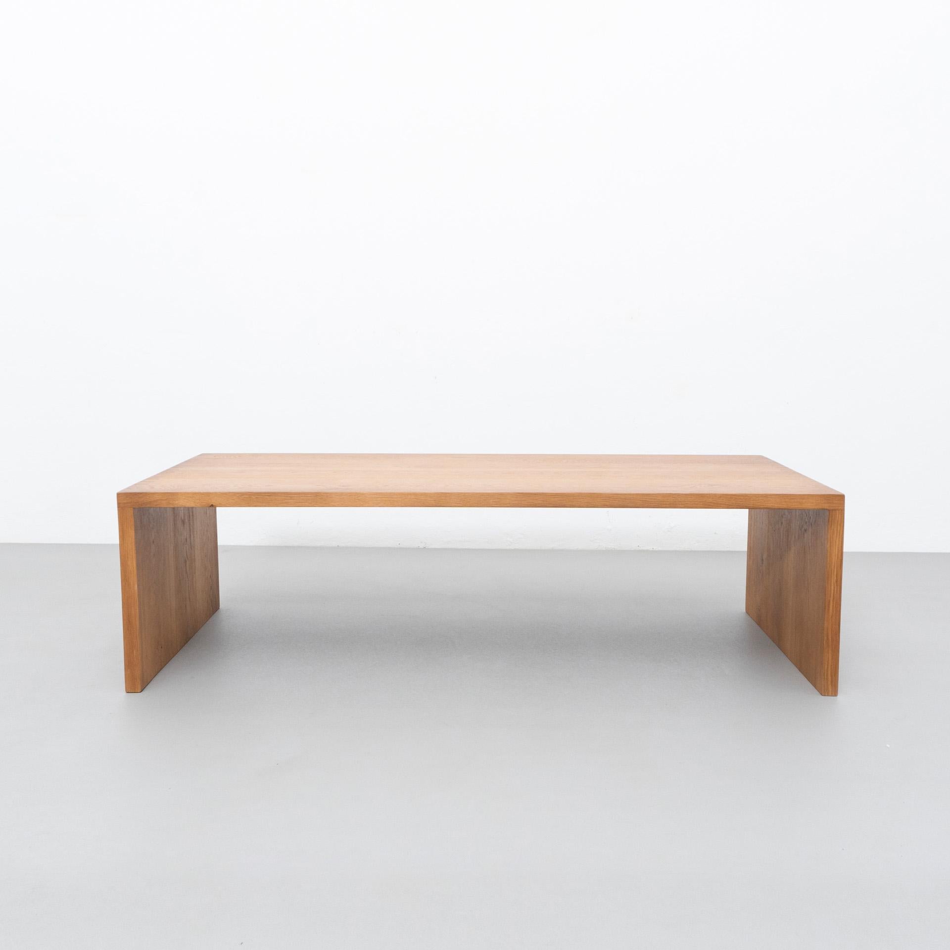 Table by Dada Est. manufactured in Barcelona, 2021.

 Oak table

Measures: 62 cm D x 140 cm W x 40 cm H 

Production delay: 8-9 weeks

There is the possibility of making it in different measures and woods.

Dada Est. Makes a handmade