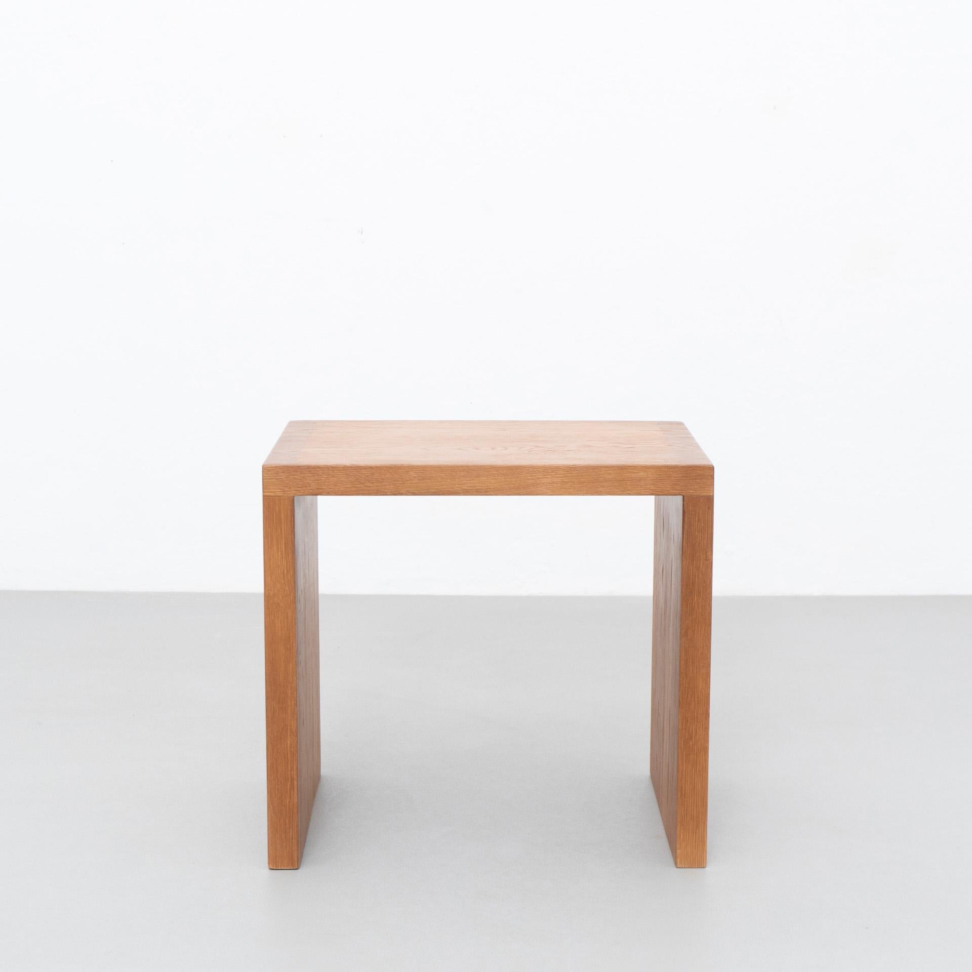 Mid-Century Modern Dada Est. Contemporary Solid Oak Low Table For Sale