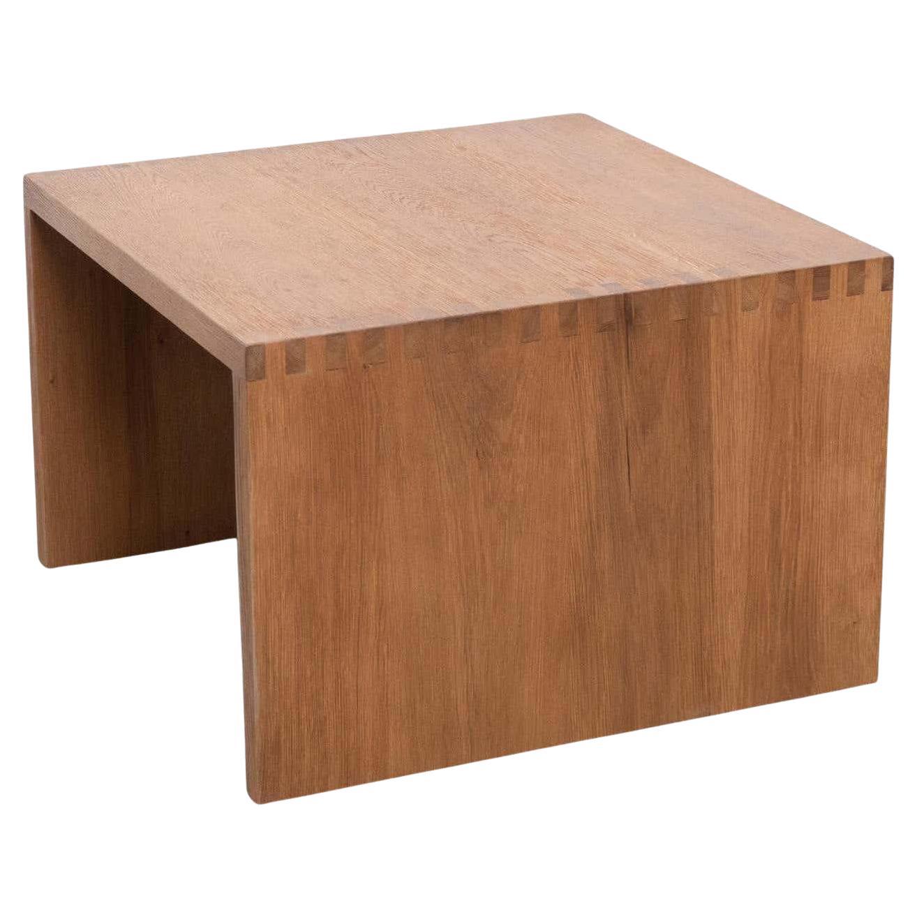 Mid-Century Modern Dada Est. Contemporary Solid Oak Low Table For Sale