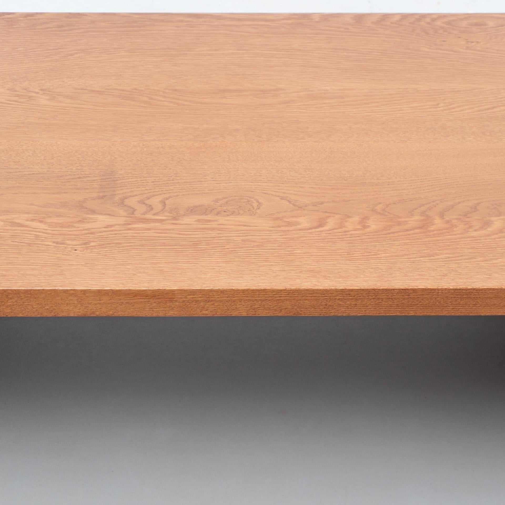 Dada Est. Contemporary Solid Oak Low Table In Good Condition In Barcelona, Barcelona