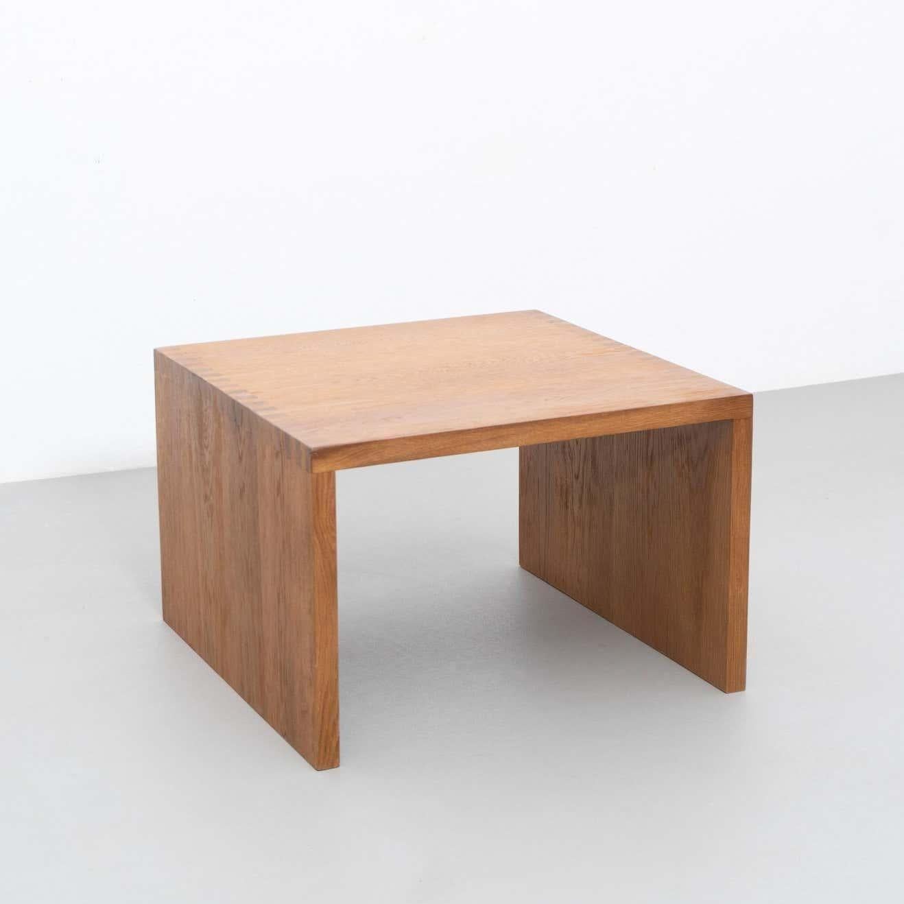 Dada Est. Contemporary Solid Oak Low Table For Sale 1