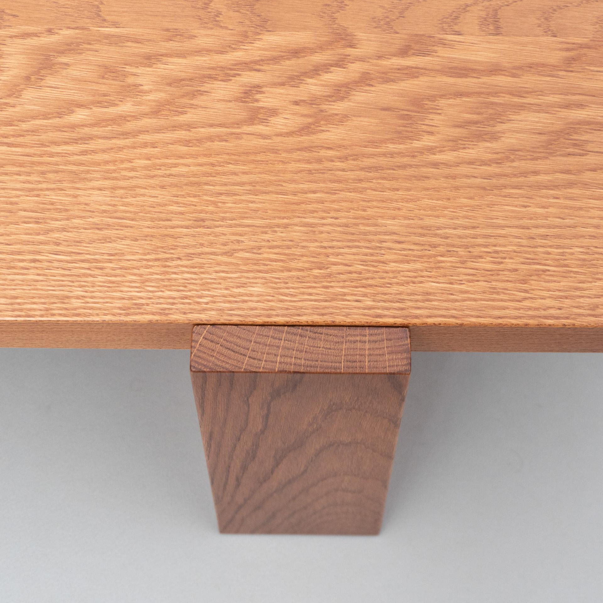 Dada Est. Contemporary Solid Oak Low Table 4