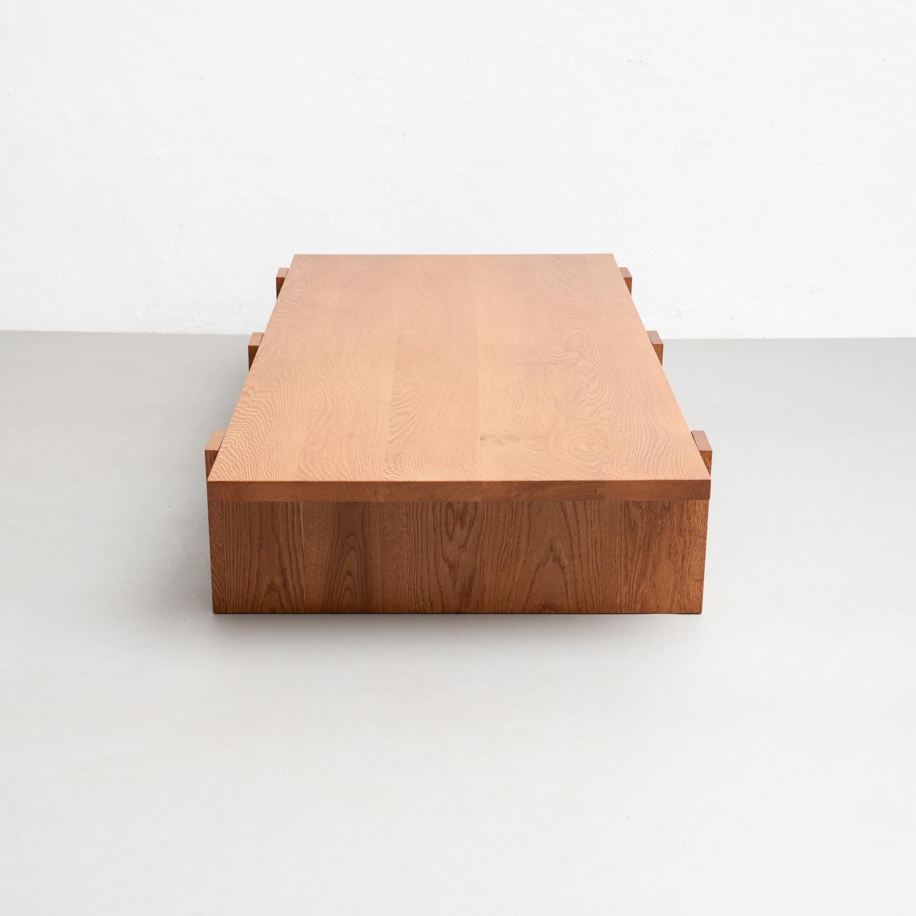 Dada Est. Contemporary Solid Oak Low Table  For Sale 4