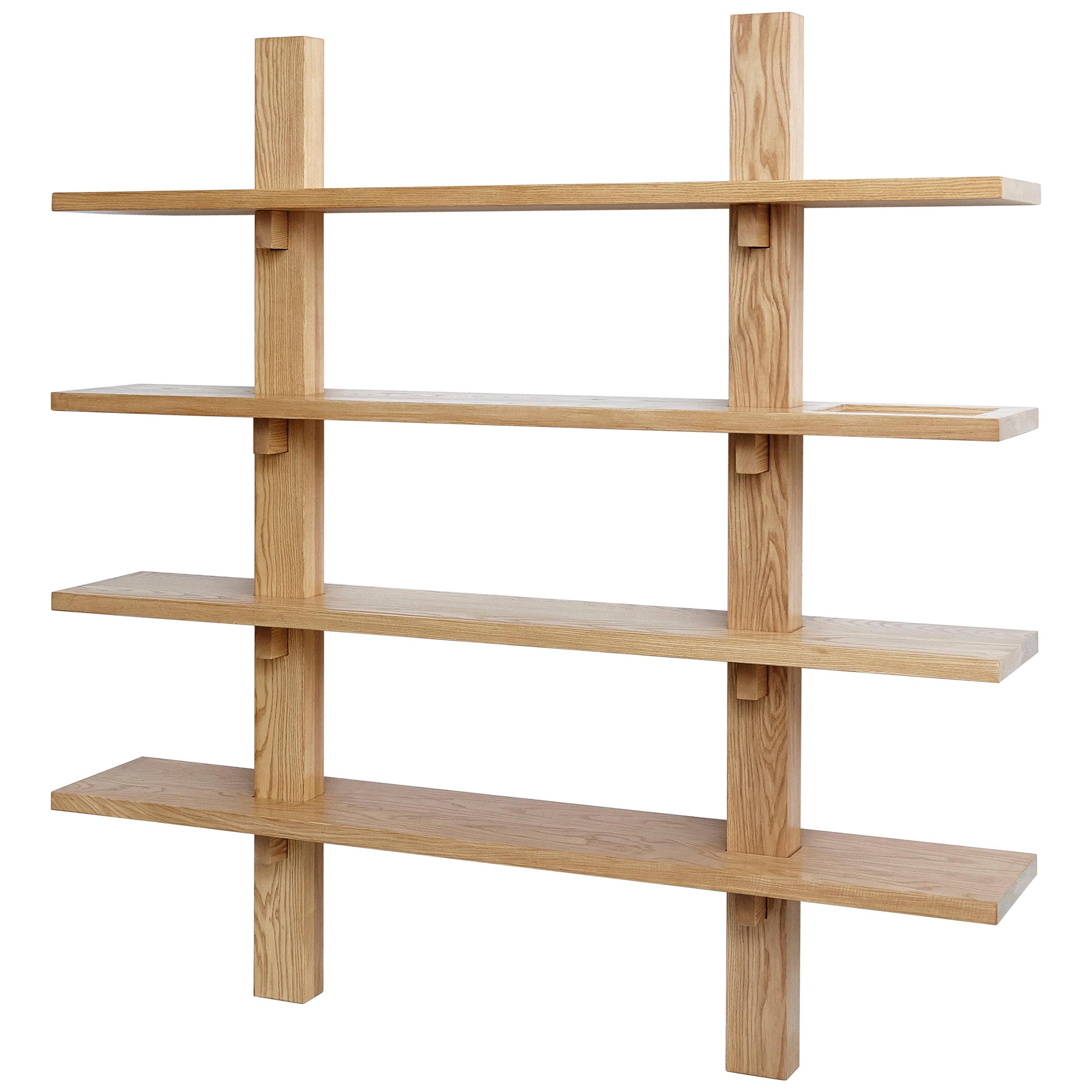 Wall-mounted shelve by Dada - Est. 
Manufactured in Barcelona, 2017.

Ashwood

Measures: 32 cm D x 200 cm W x 200 cm H 

Production delay: 7-9 weeks

There is the possibility of making it in different measures.

Dada Est. / Makes a handmade