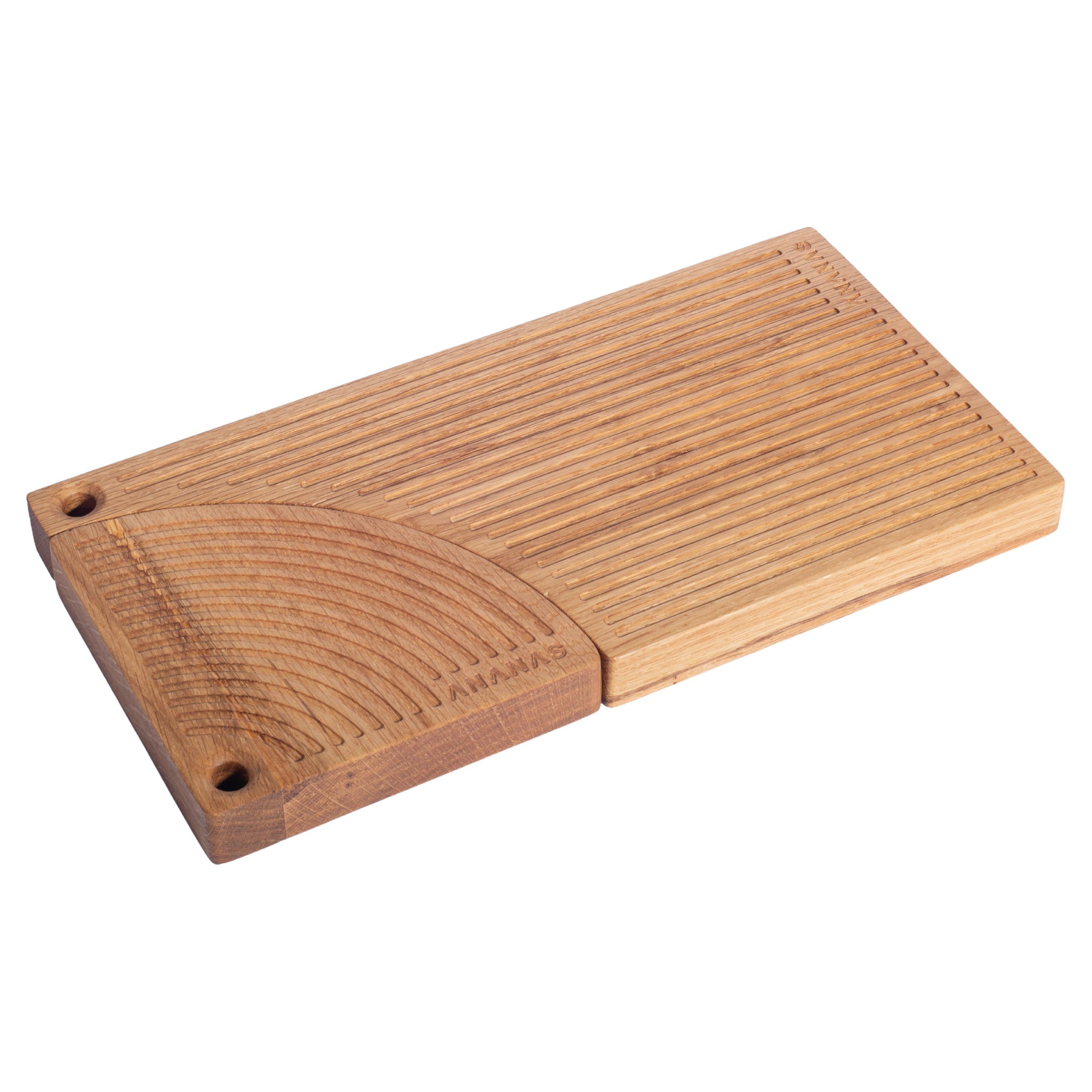 DADA, Natural Oak Wood Platter Set For Sale