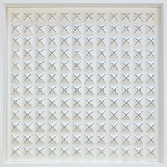 Dadamaino ( 1930 - 2004 ) signé à la main Papier perforé 1974