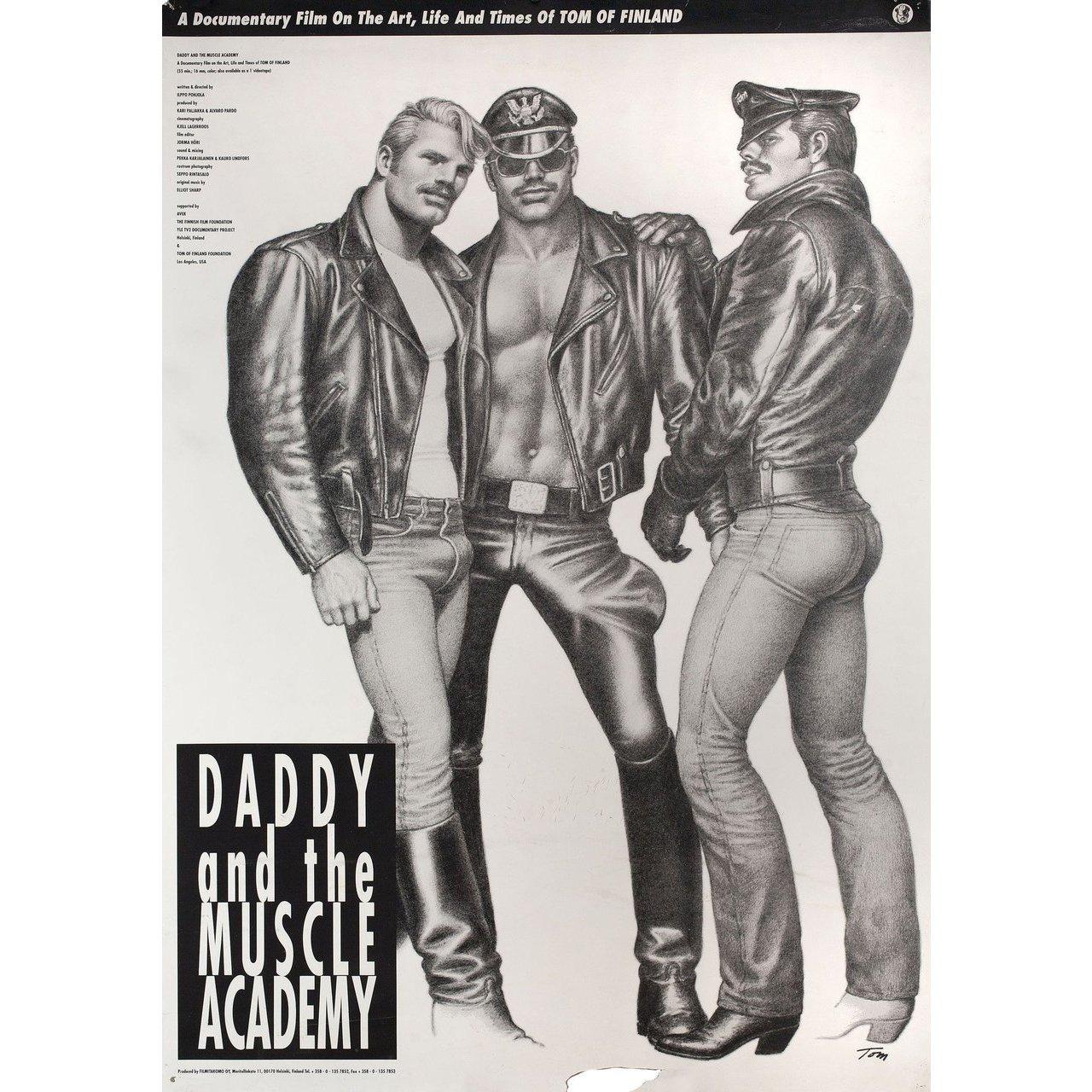 Original 1992 U.S. one sheet poster by Tom of Finland for. Very good fine condition, rolled with piece missing at bottom and tape on the back. Please note: the size is stated in inches and the actual size can vary by an inch or more.
 