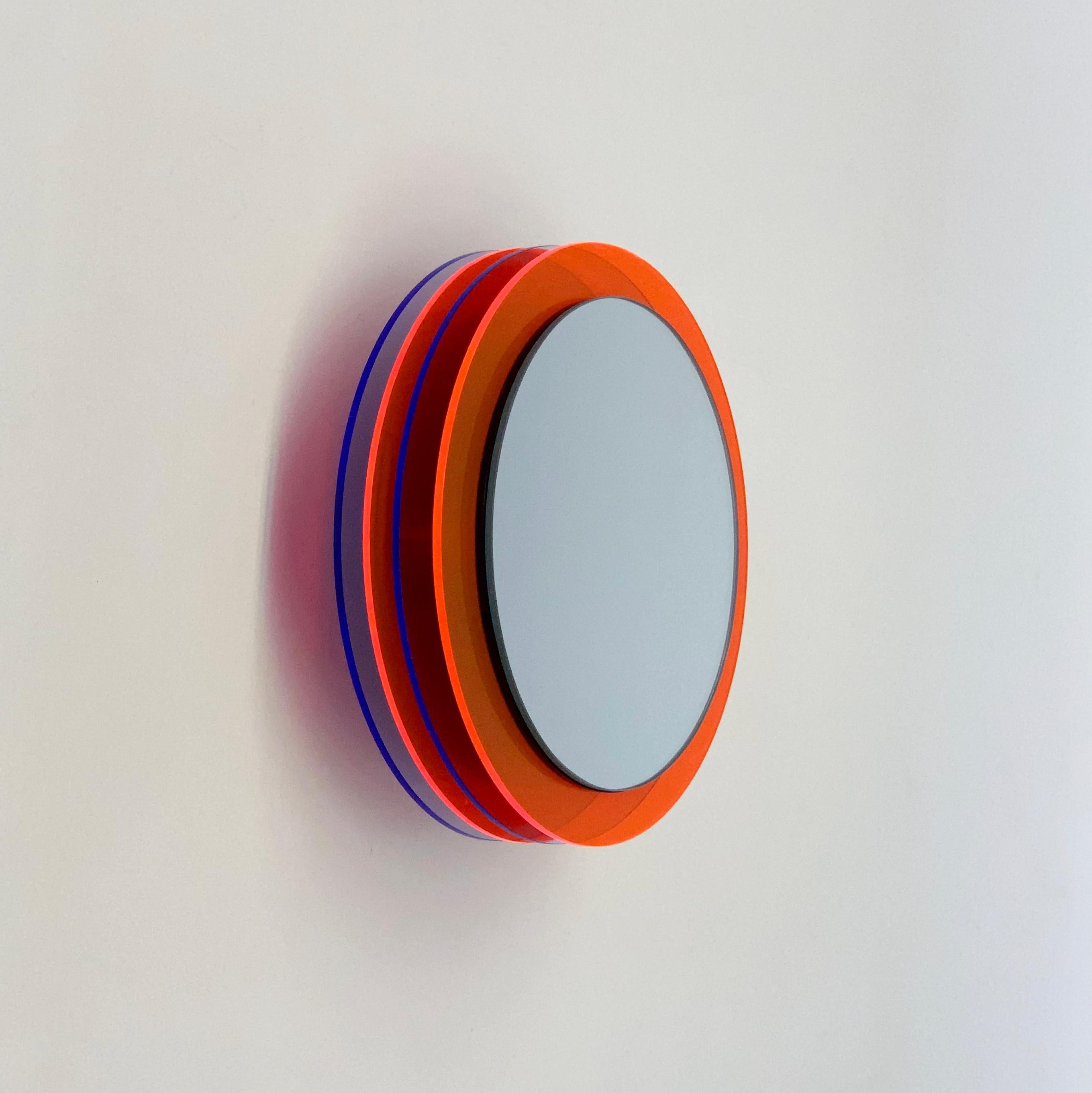 Contemporary Daddy - wall mirror with plexiglass, design sculpture by Andreas Berlin