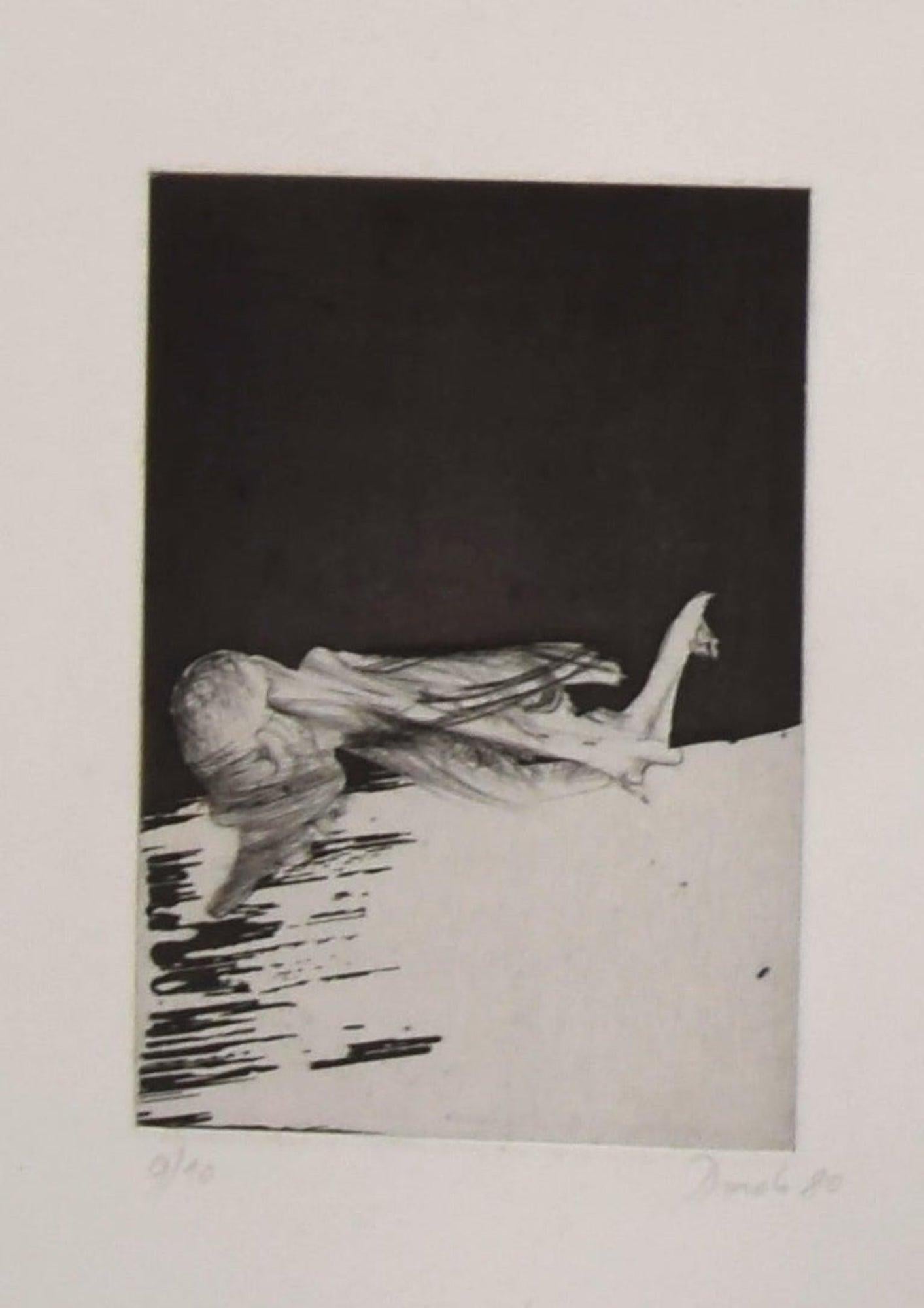 Bündel von 4 Original-Schwarz-Weiß-Radierungen von Miodrag Djuric aus dem Jahr 1980.

Handsigniert, datiert und nummeriert. 
Gute Bedingungen.

Passepartout: 70 x 50 cm. Bildabmessungen: 17 x 12 cm

Die Lieferung nach Rom ist kostenlos.
