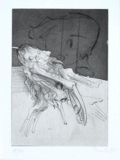 Figure - Original Etching by Dado - 1980