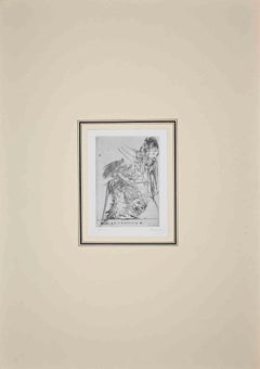 West hempton - Aguafuerte de Miodrag Djuric - 1980