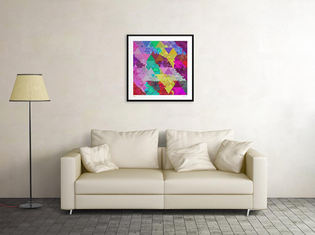Paesaggio astratto - Stampa originale Giclée di Dadodu - 2013 in vendita 1