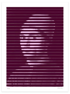 Líneas rosas - Impresión Giclée de Dadodu - 2016