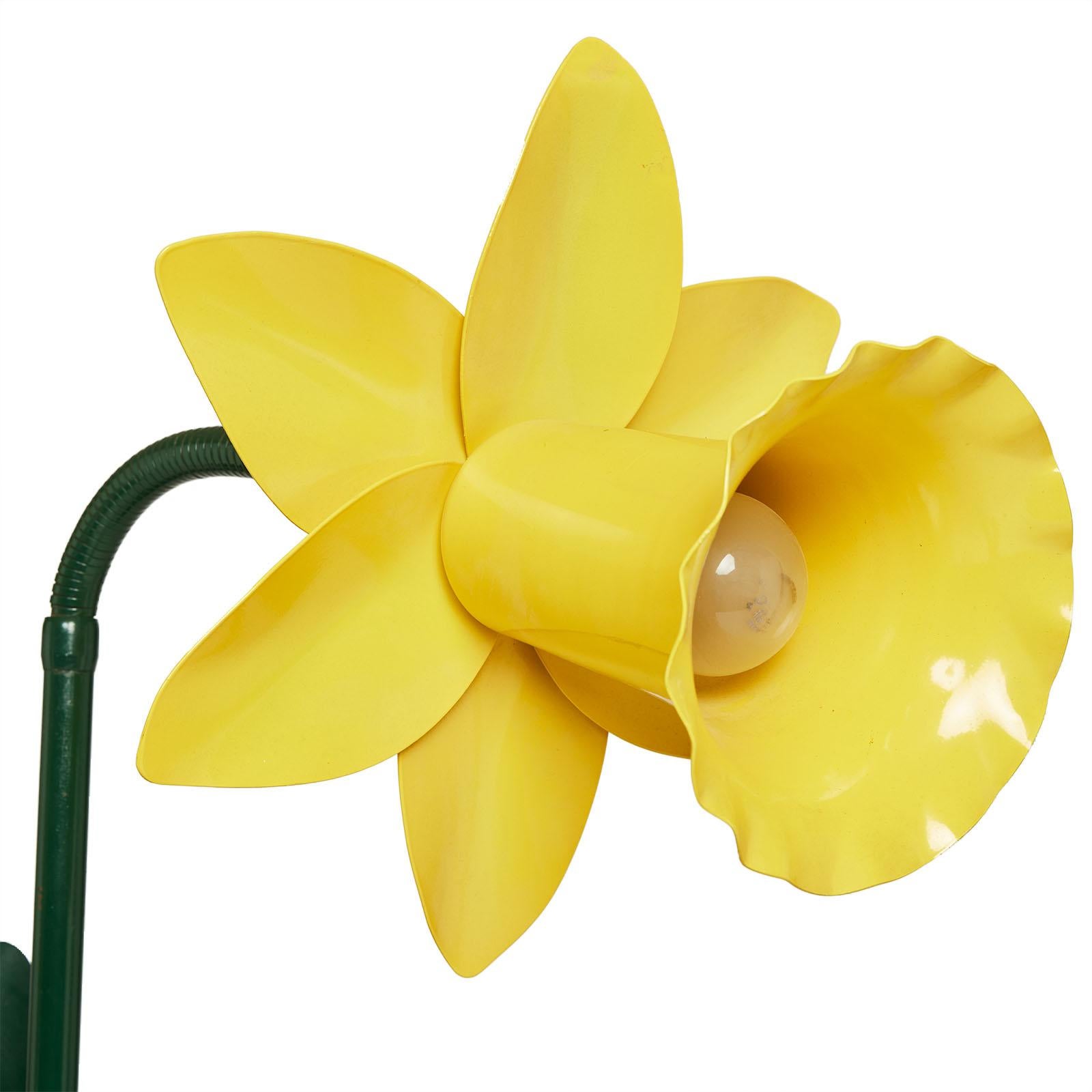 Light up your home in the joys of spring with the iconic 1980s postmodern daffodil lamp from Peter Bliss. 