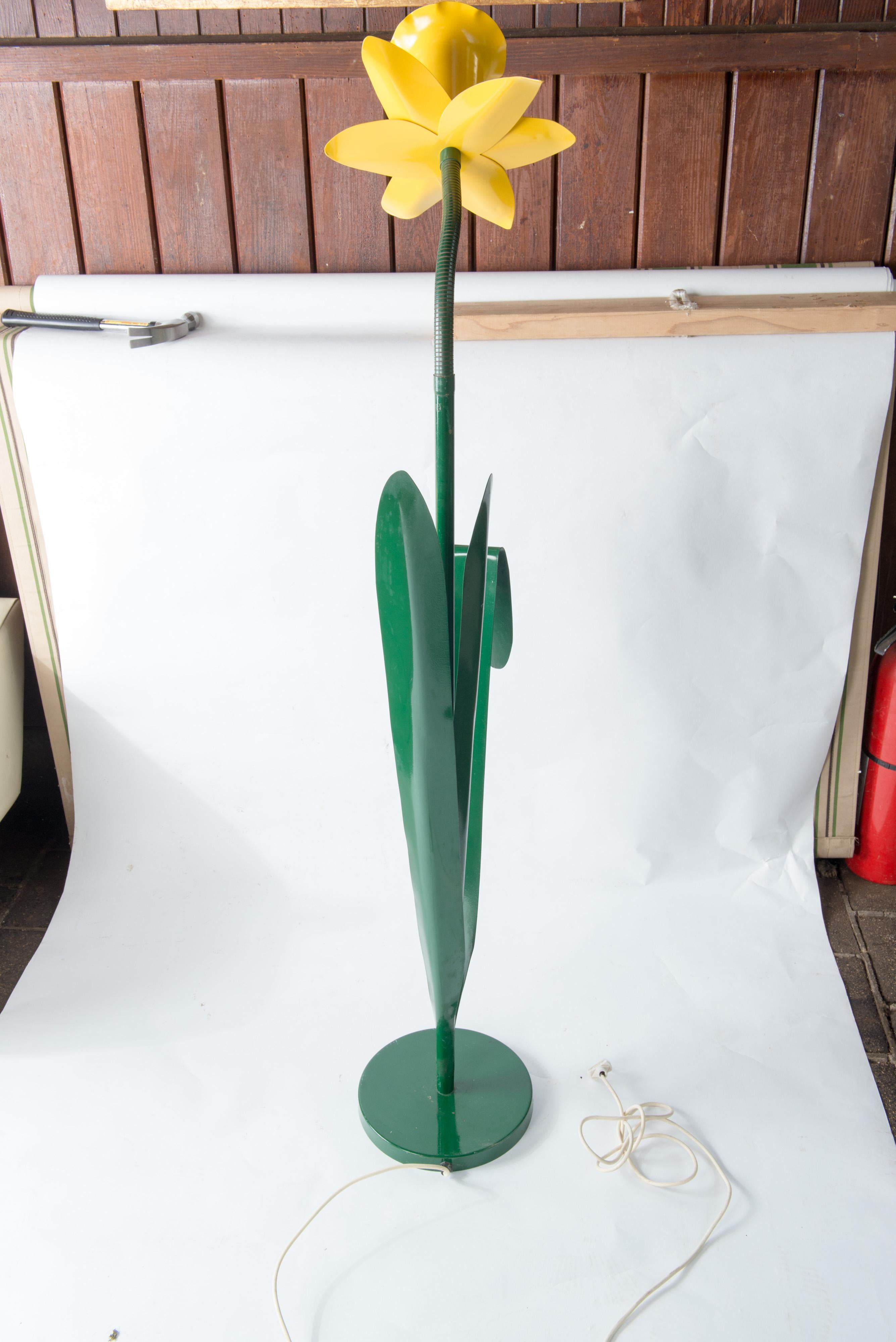 Mid-20th Century Daffodil Floor Lamp