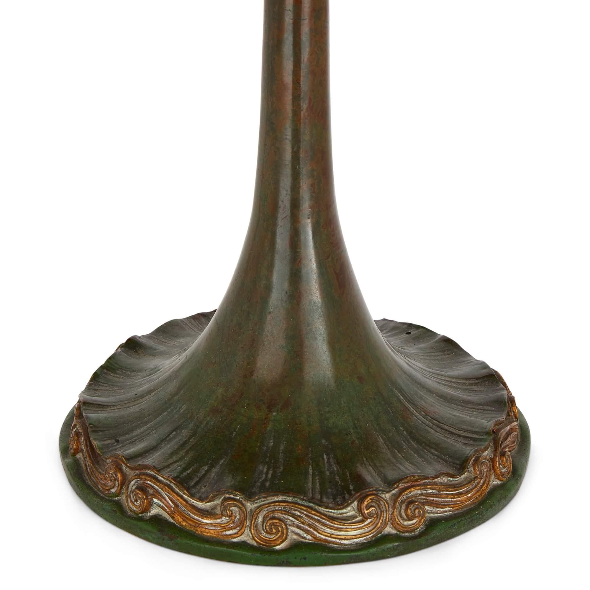 Art Nouveau 'Daffodil' Table Lamp by Tiffany Studios For Sale