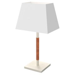 Lampe de table 'Dafne' blanc/naturel, La Caja