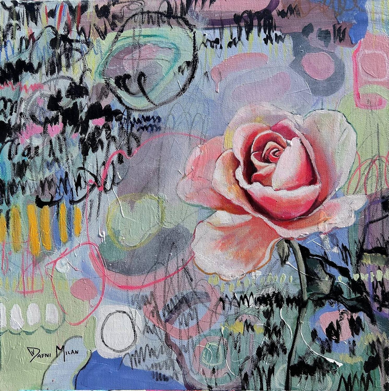 Bellezza nella cenere, dipinto originale - Mixed Media Art di Dafni Milan