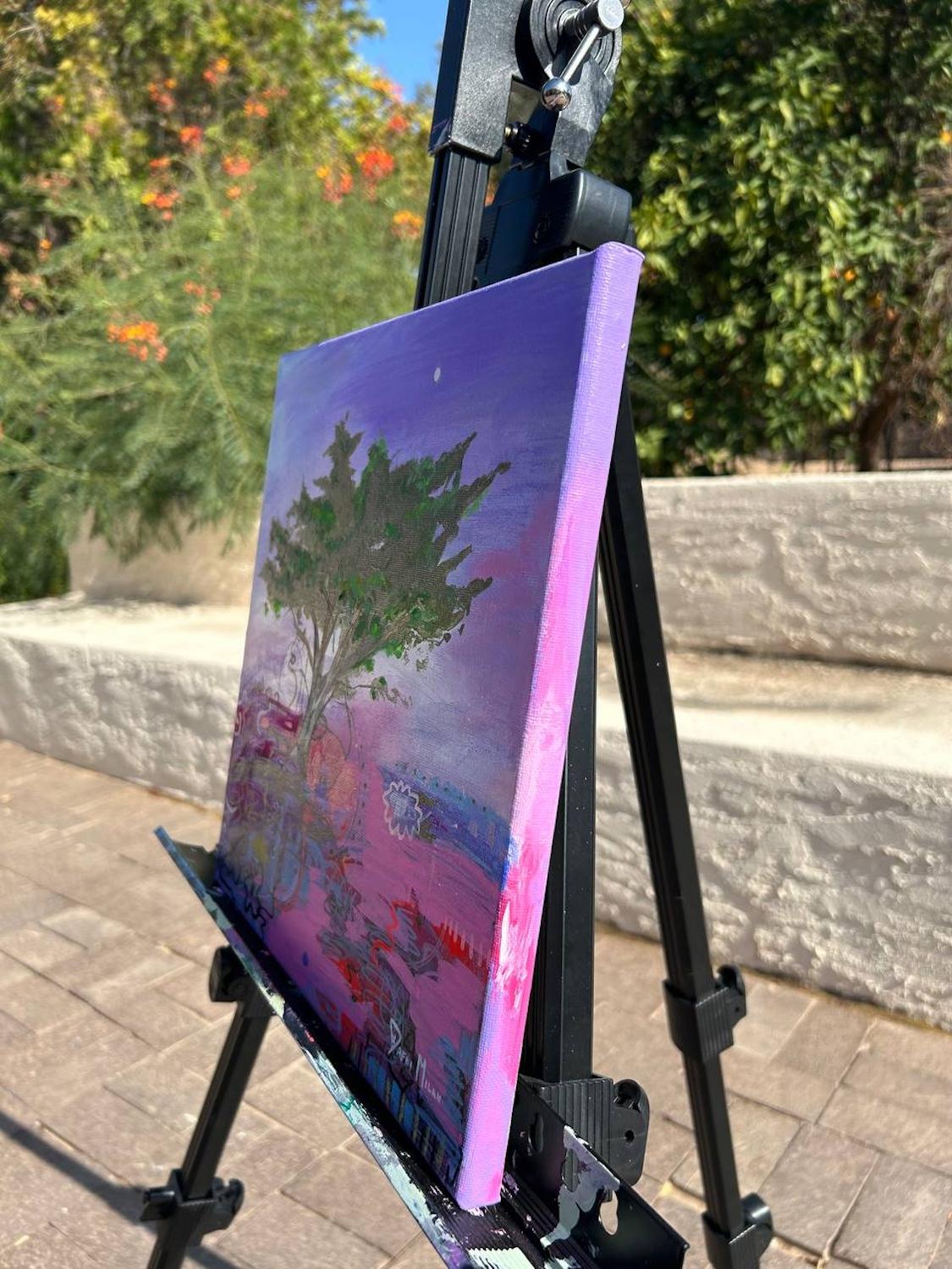 Eden, Pittura originale - Mixed Media Art Espressionista di Dafni Milan