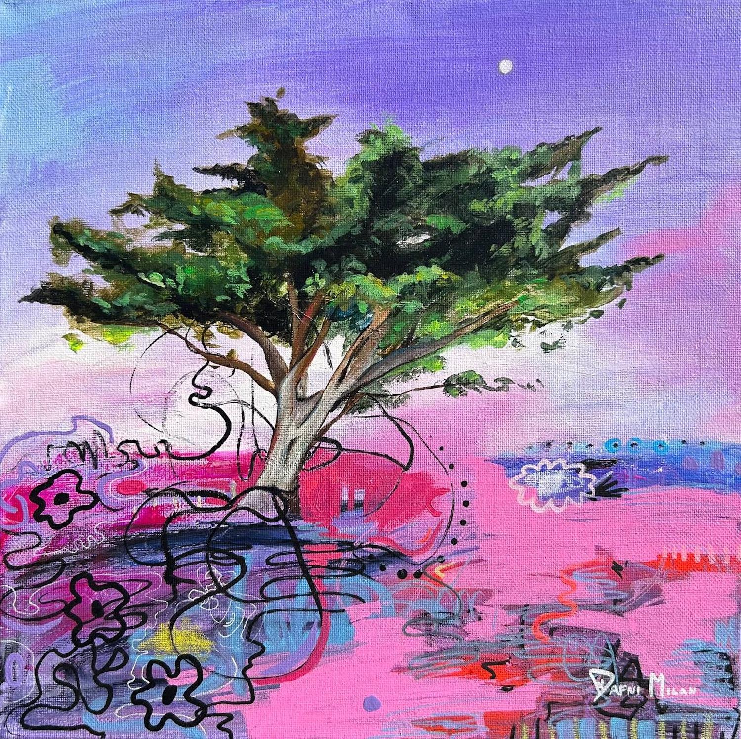 Eden, Pittura originale - Mixed Media Art di Dafni Milan