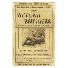 Daggett, Thomas F. Thomas. Gli Outlaw Brothers, Frank & Jesse James. SESTA EDIZIONE 1881