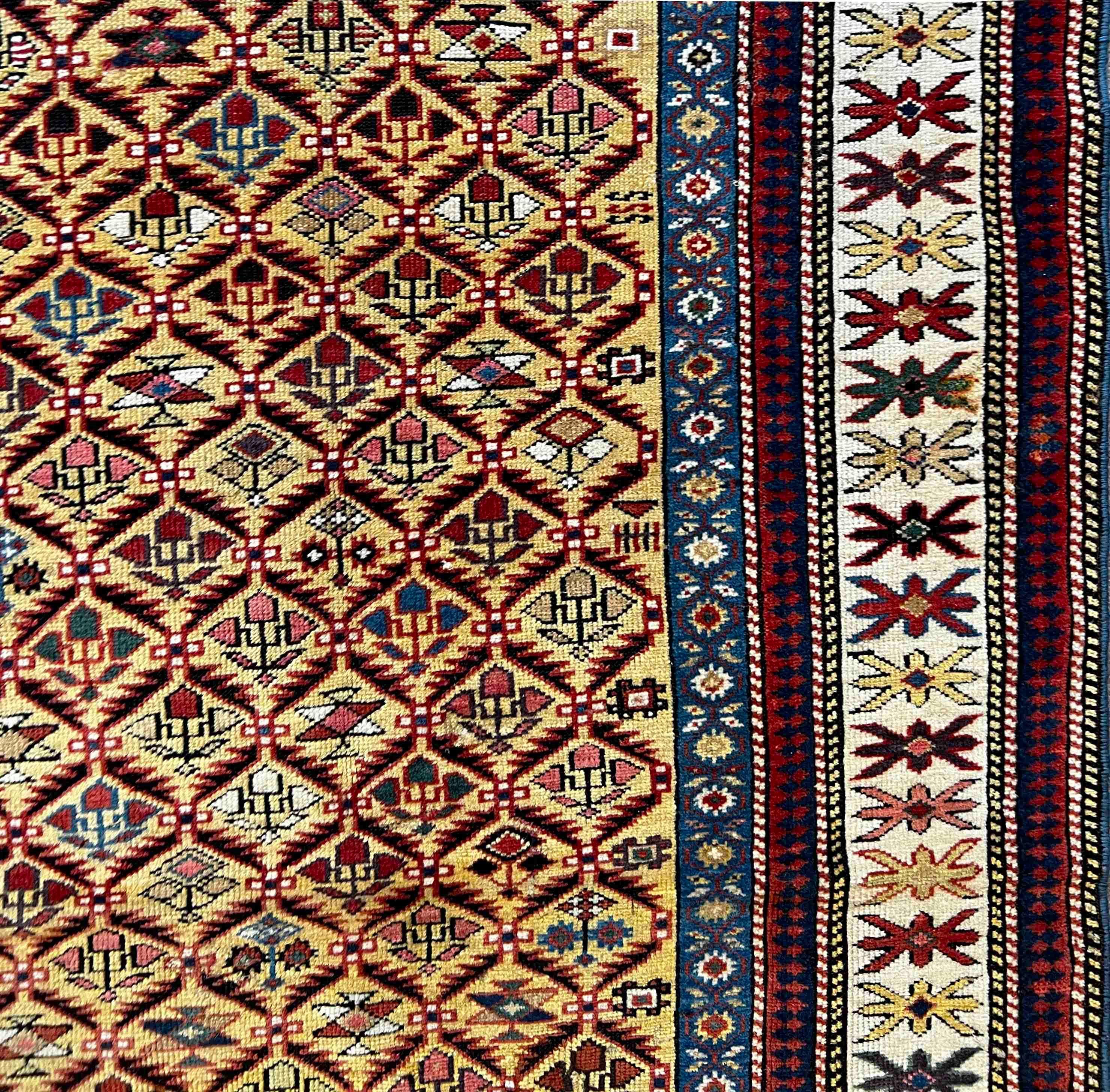  Daghestan Rug Russian wool, 19th Century - N° 635 For Sale 1
