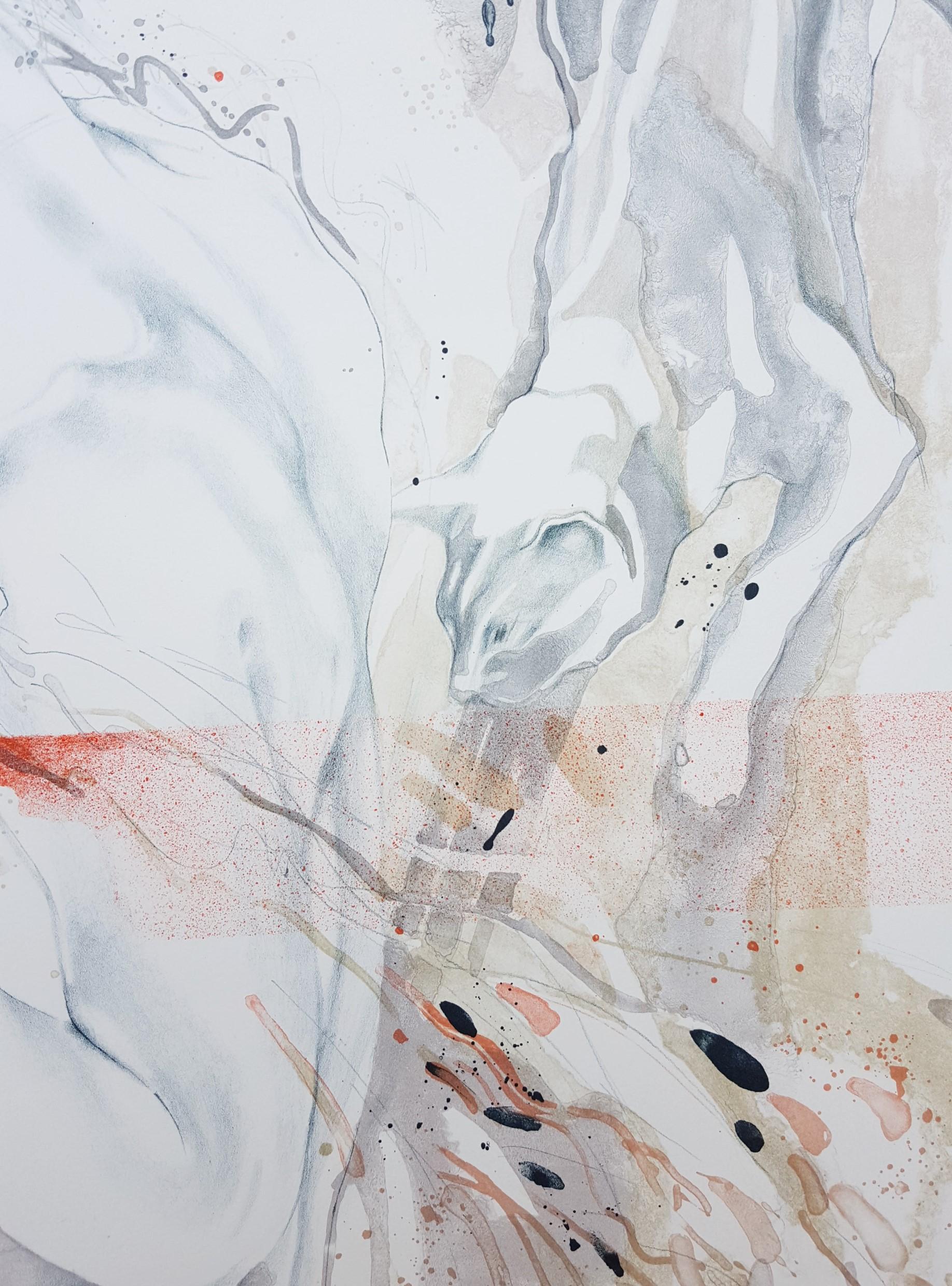 Akt III mit Porträt /// Zeitgenössische Künstlerin Katze Figurative Kunst Moderne im Angebot 7