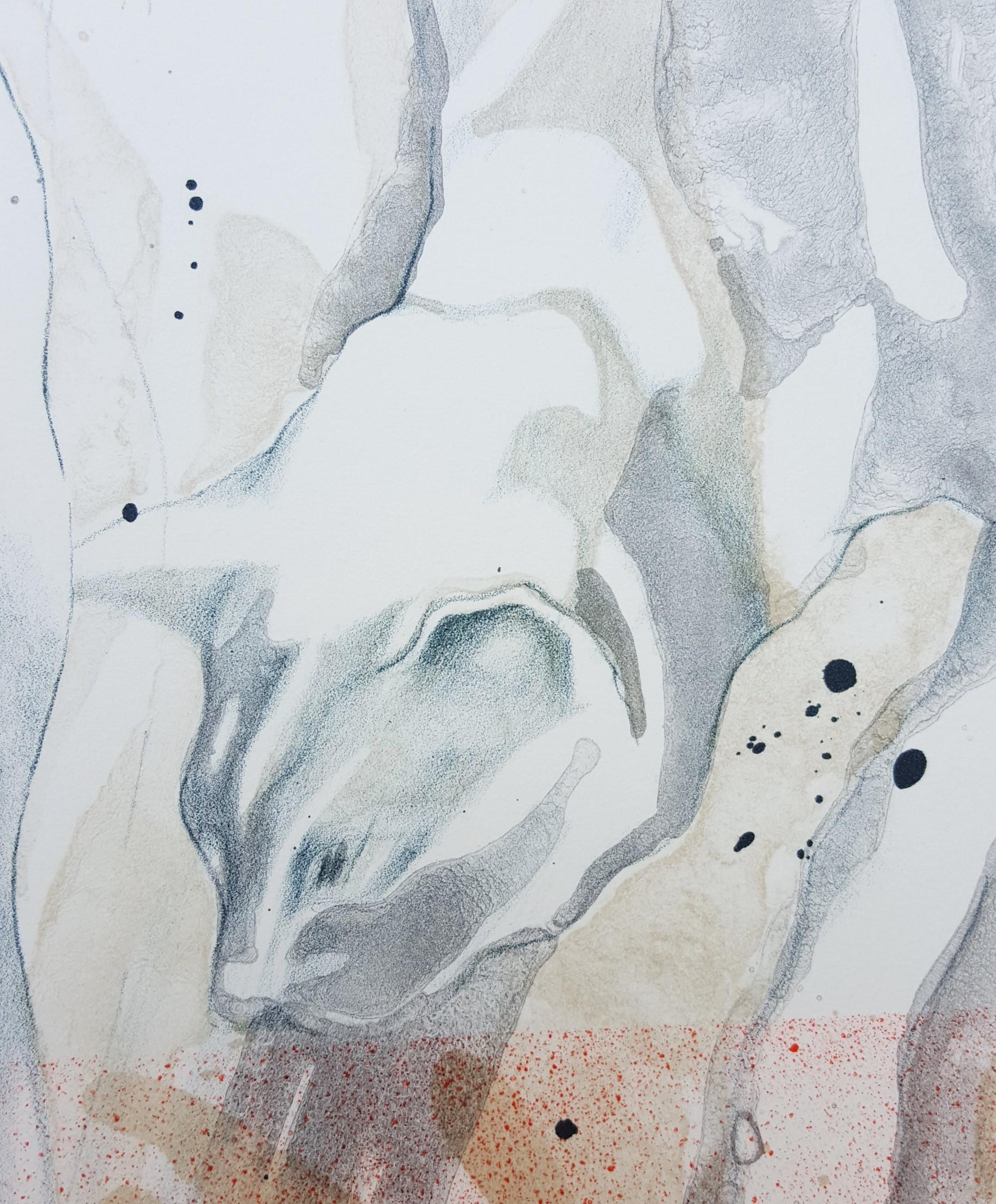 Akt III mit Porträt /// Zeitgenössische Künstlerin Katze Figurative Kunst Moderne im Angebot 8