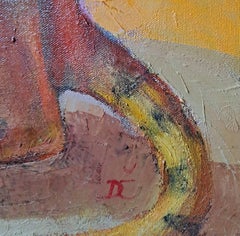 Sphinx. 2020. Oil on canvas, 70x70 cm