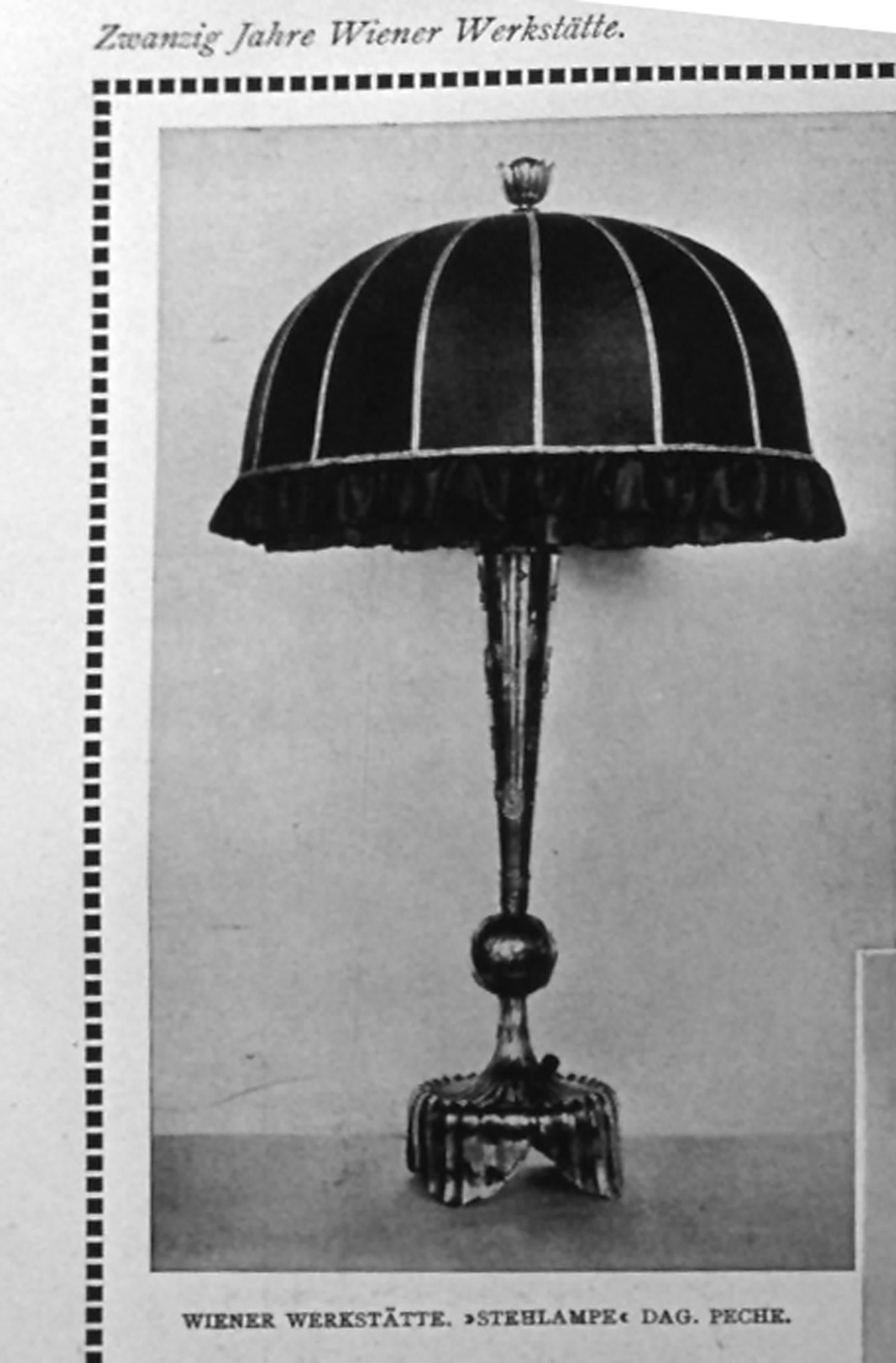 Autrichien Dagobert Peche lampe de bureau pour la Wiener Werstaette Réédition en vente