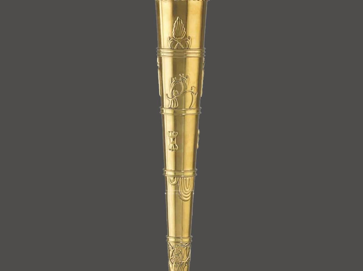 Austrian Dagobert Peche Table Lamp for the Wiener Werstaette Re Edition For Sale